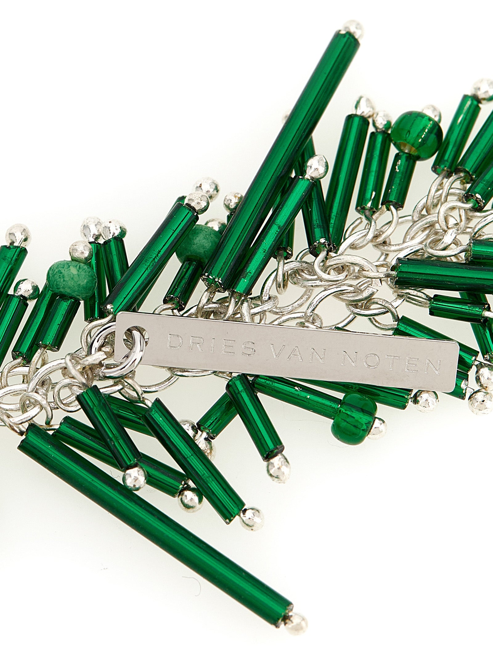 Dries Van Noten  'Embroidered Scarf' Necklace