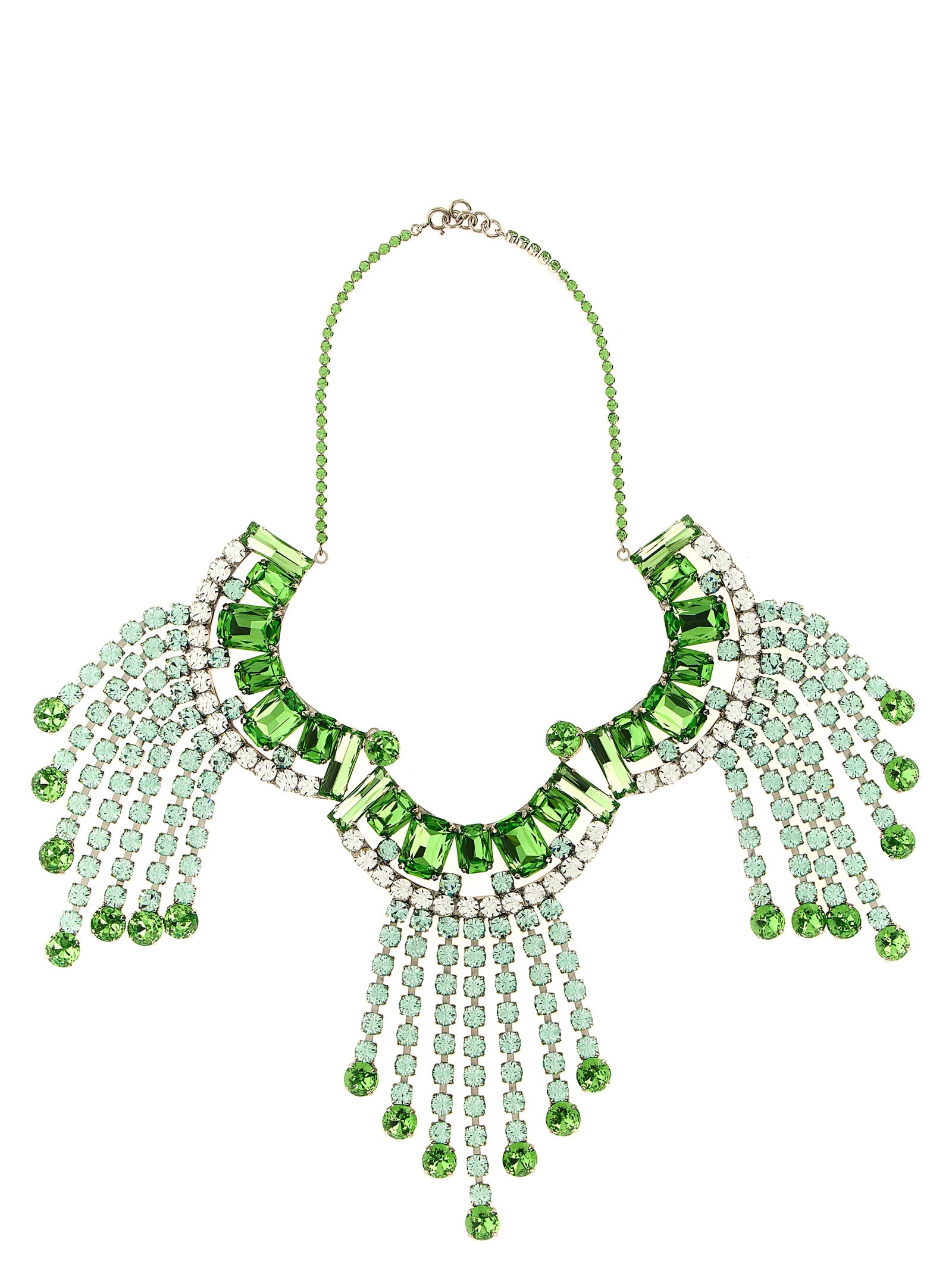 Dries Van Noten  Maxi Necklace With Rhinestones