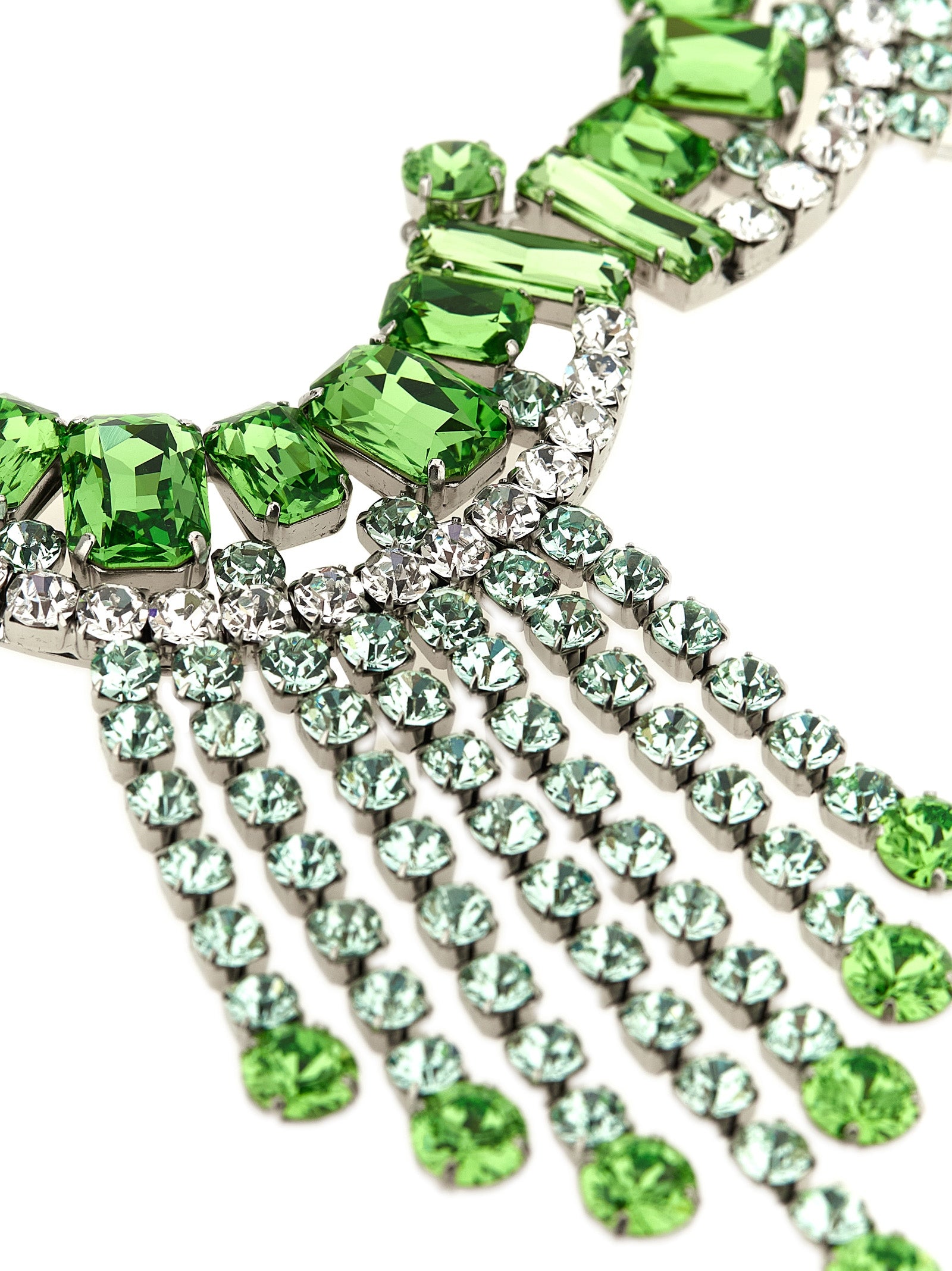 Dries Van Noten  Maxi Necklace With Rhinestones