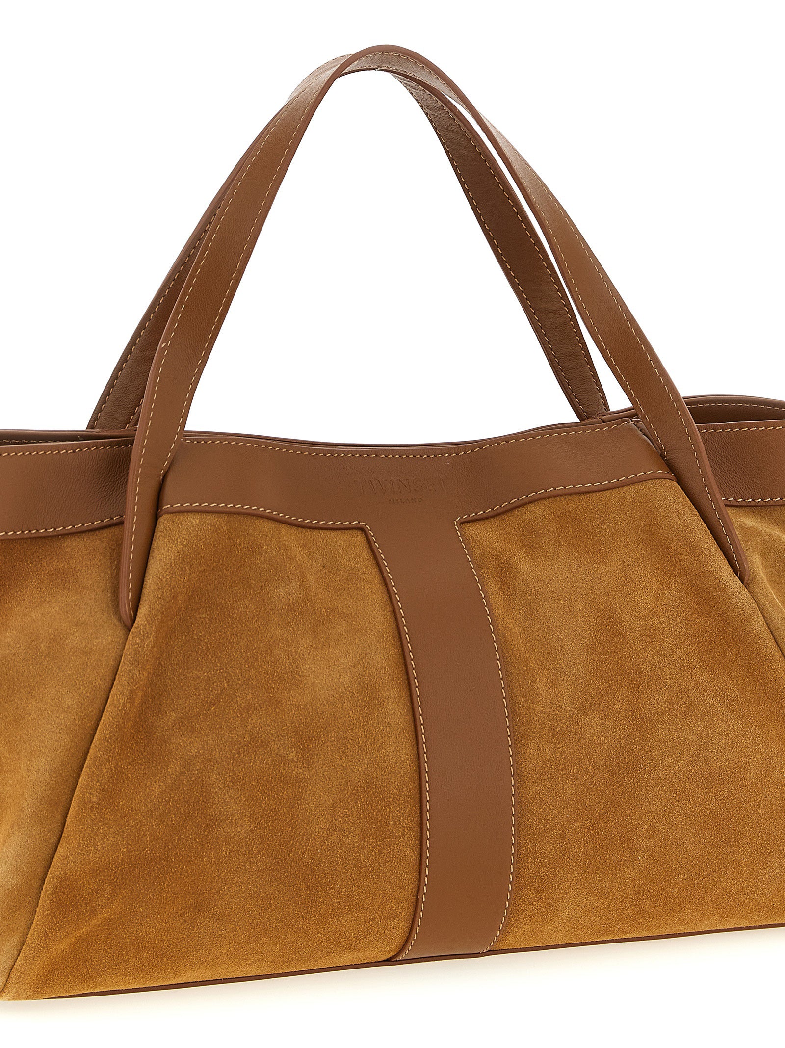 Twin Set Suede Shoulder Bag