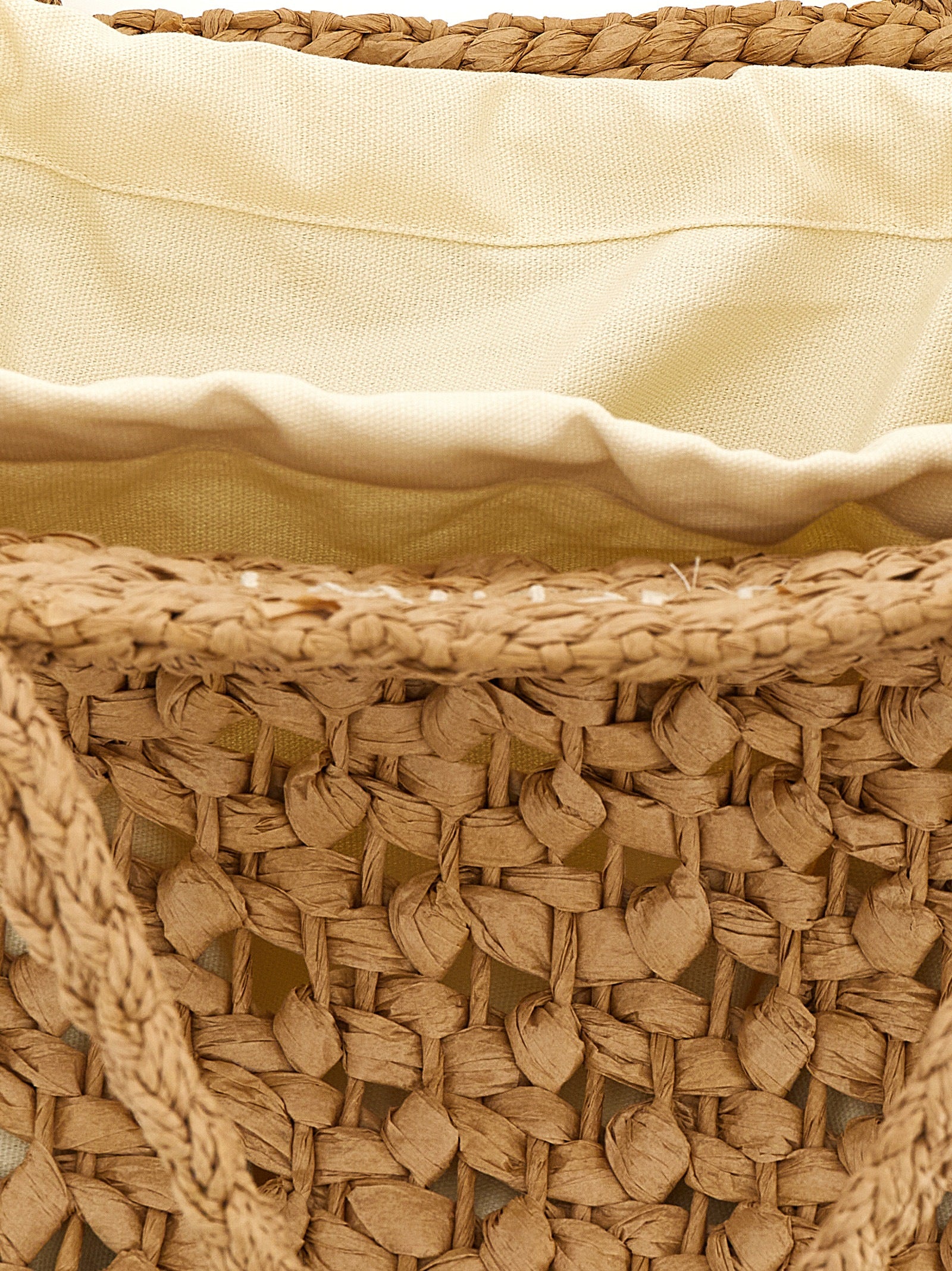 Twin Set Straw Shopping Bag