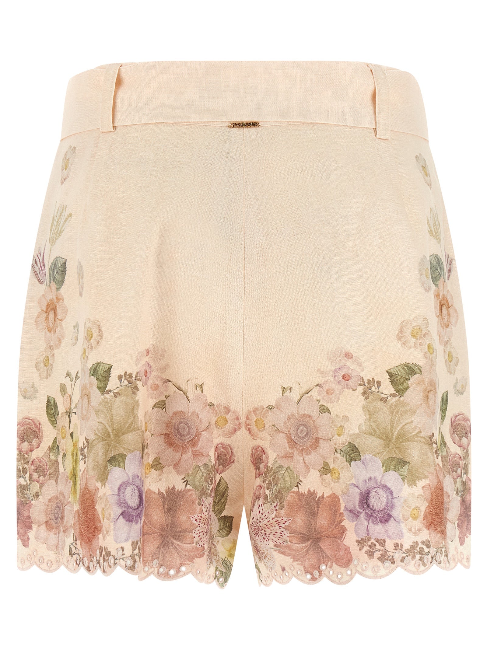 Twin Set Linen Shorts