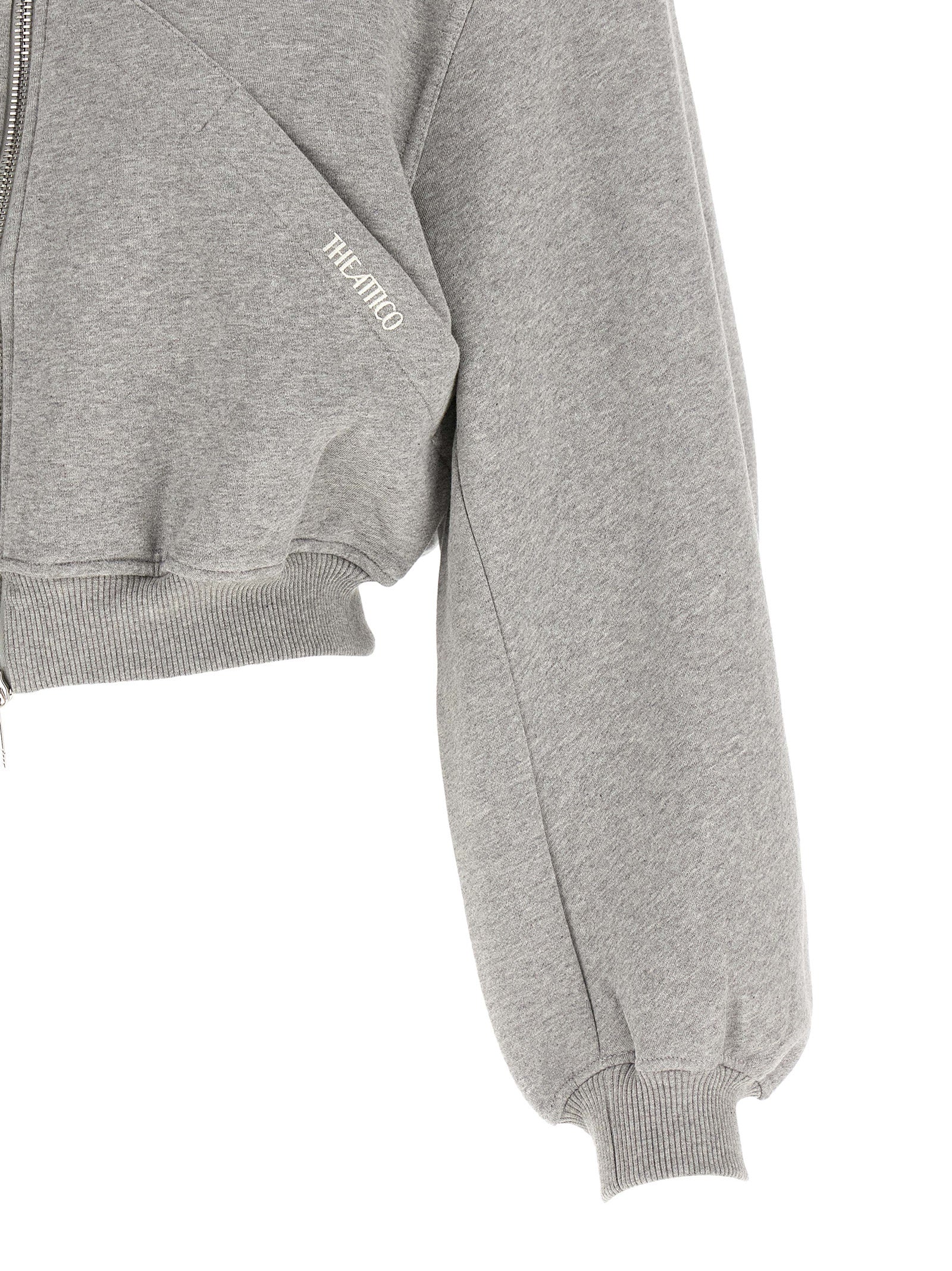 The Attico Cropped Hoodie