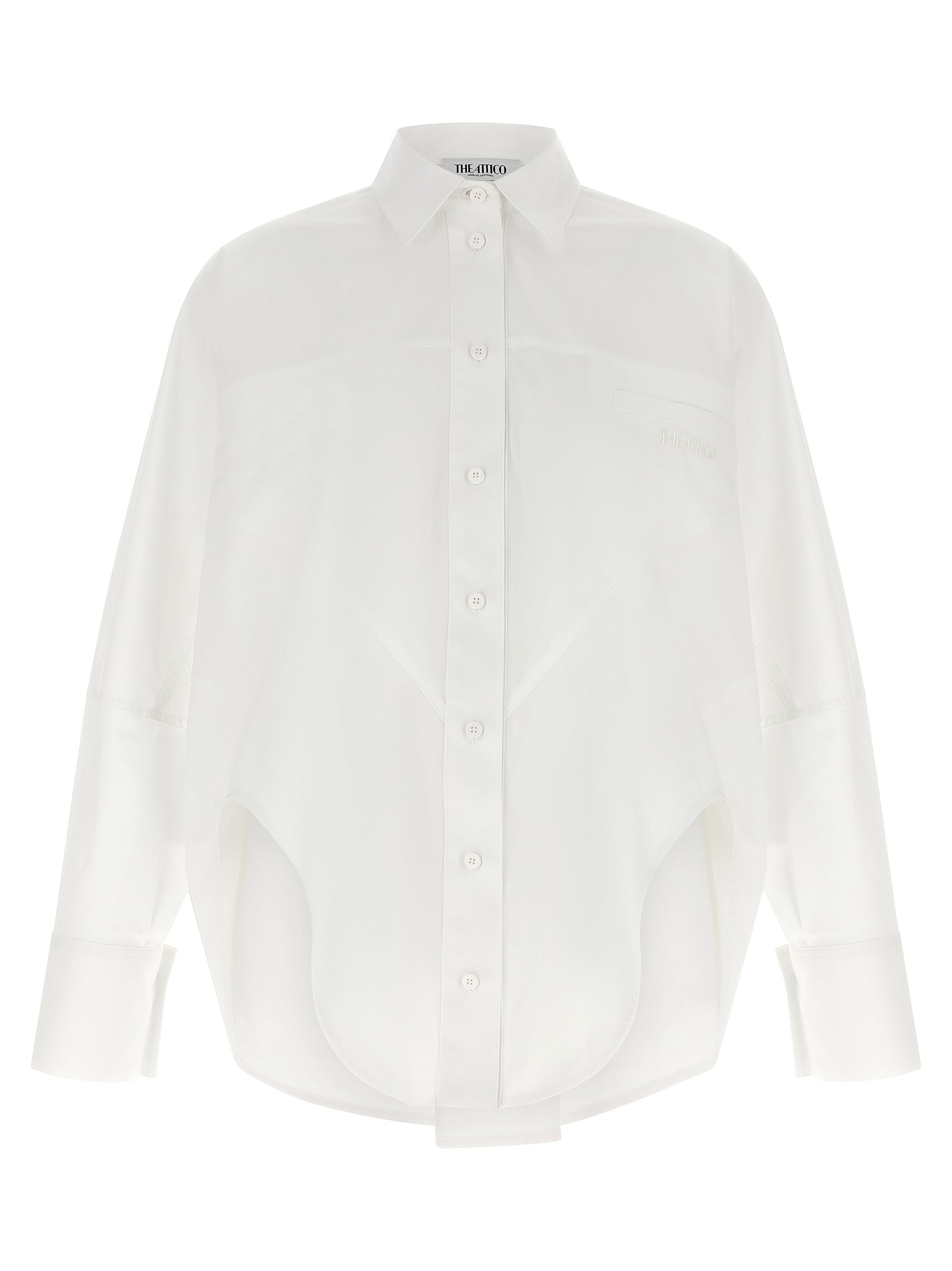 The Attico Shaped Hem Shirt