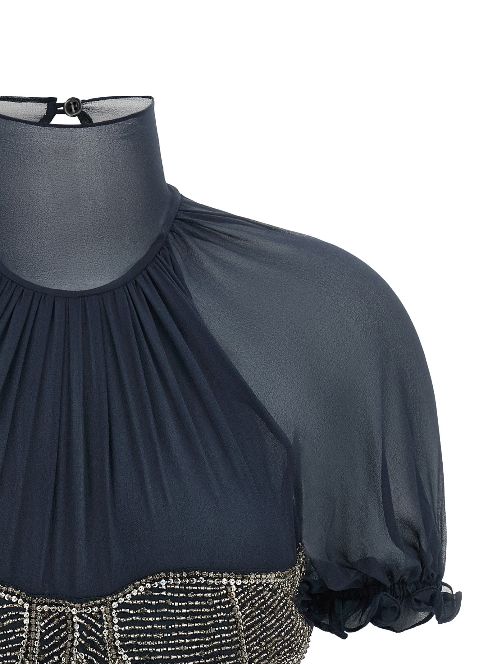 The Attico Jewel Embroidery Top