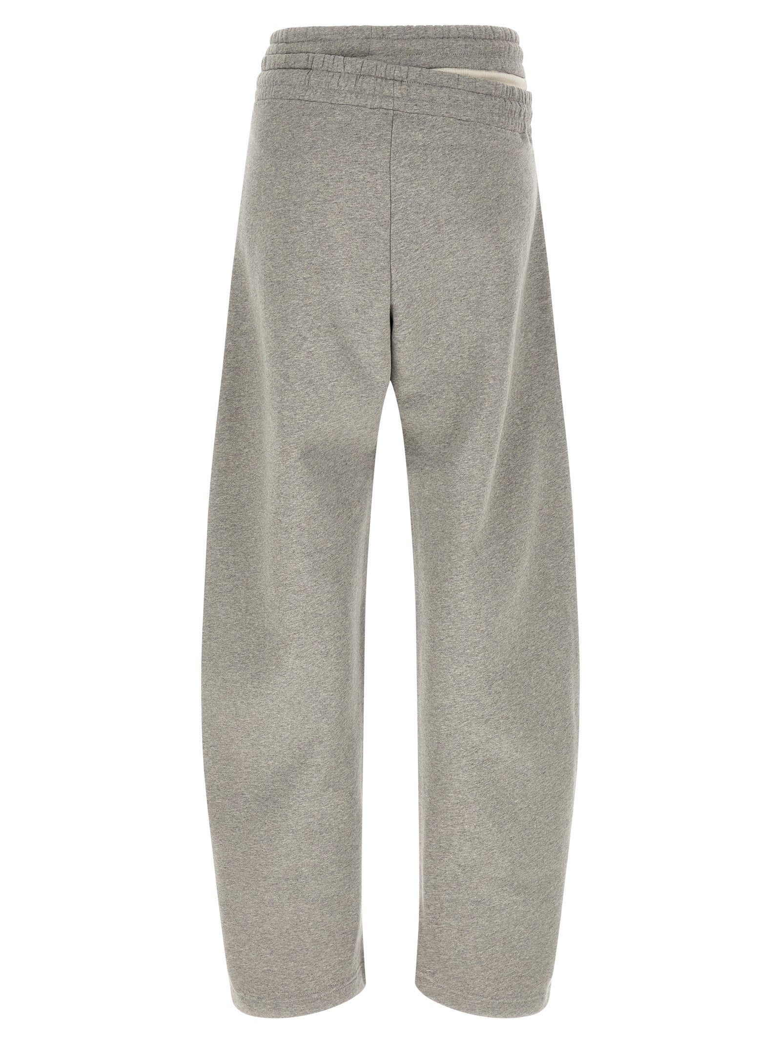 The Attico Asymmetrical Double Waist Trousers