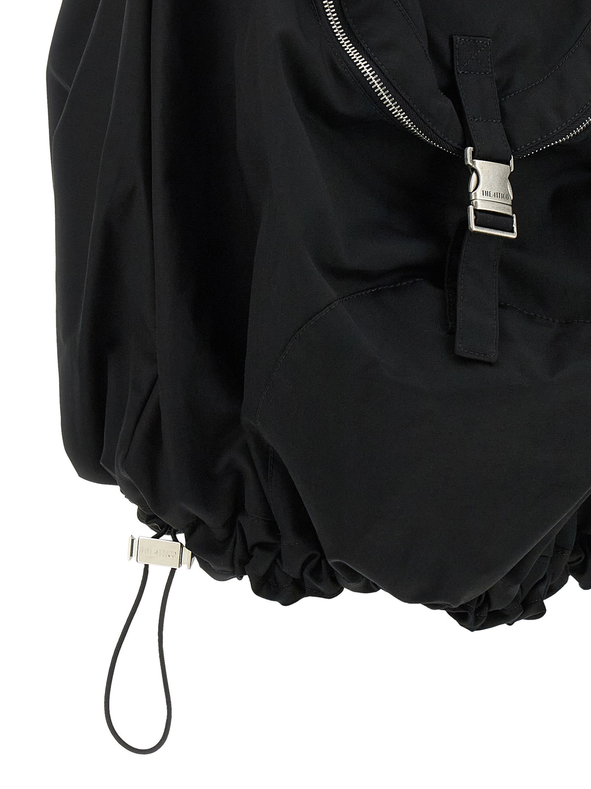 The Attico Black Utility Shorts