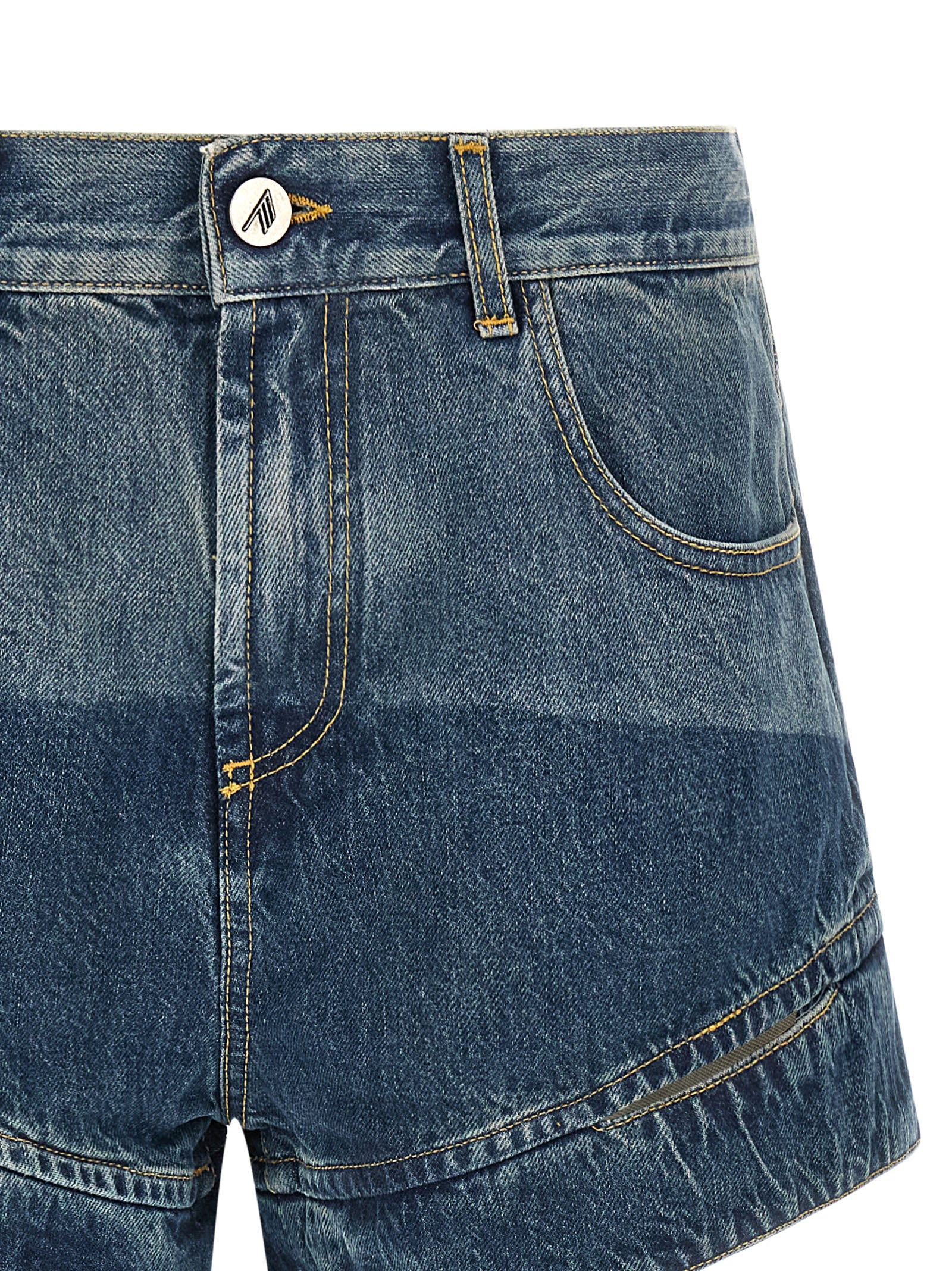 The Attico Cut-Out Shorts