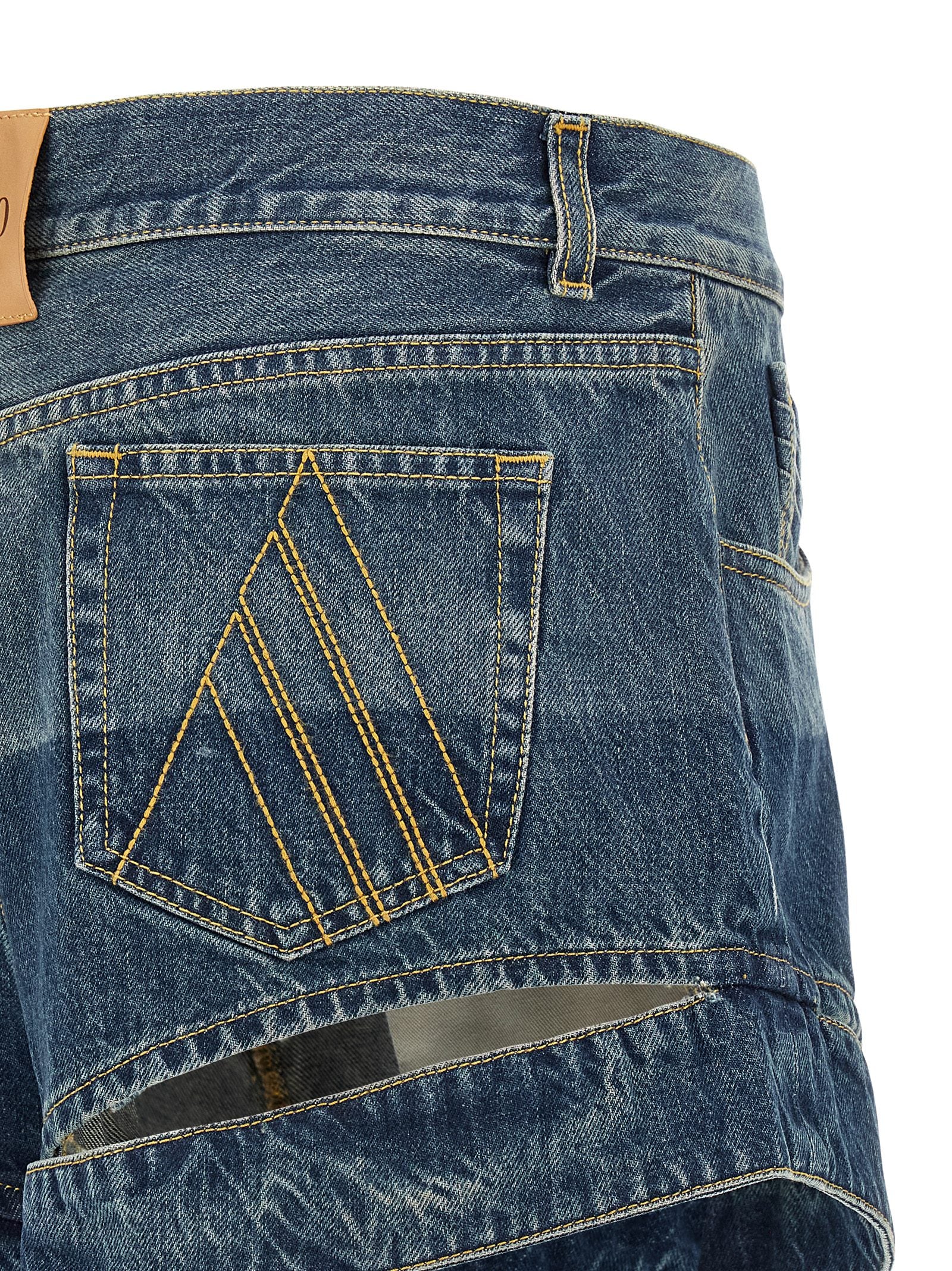 The Attico Cut-Out Shorts
