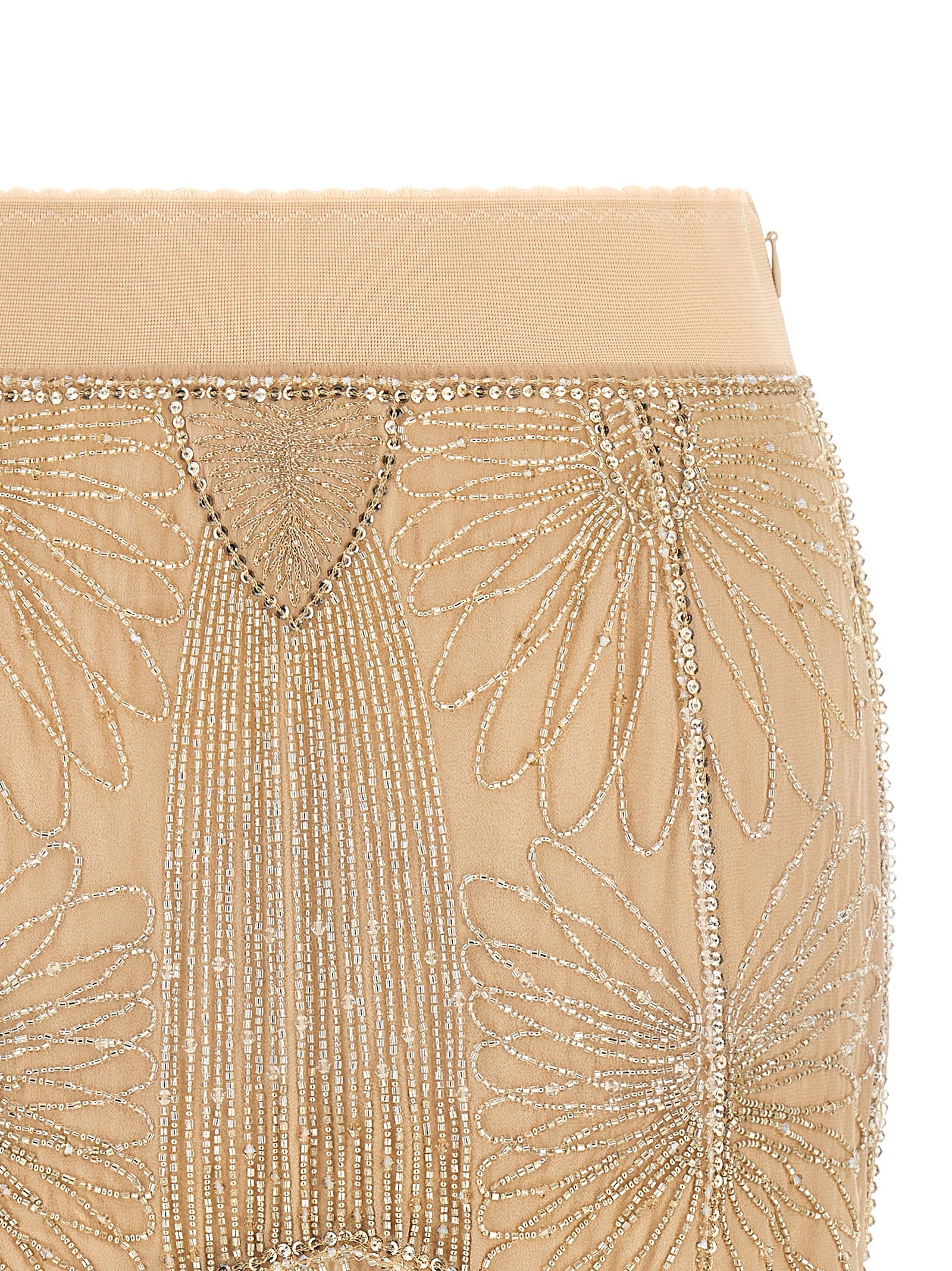 The Attico Beads Embroidery Skirt