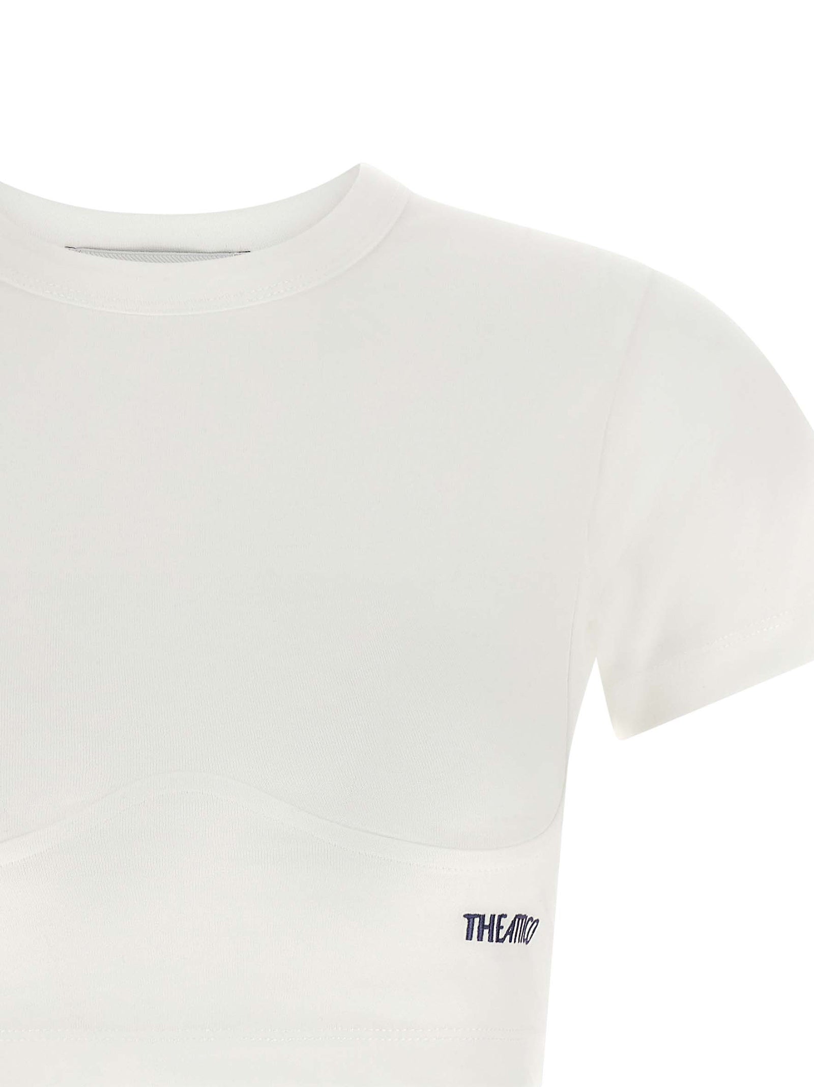 The Attico Bustier Crop T-Shirt