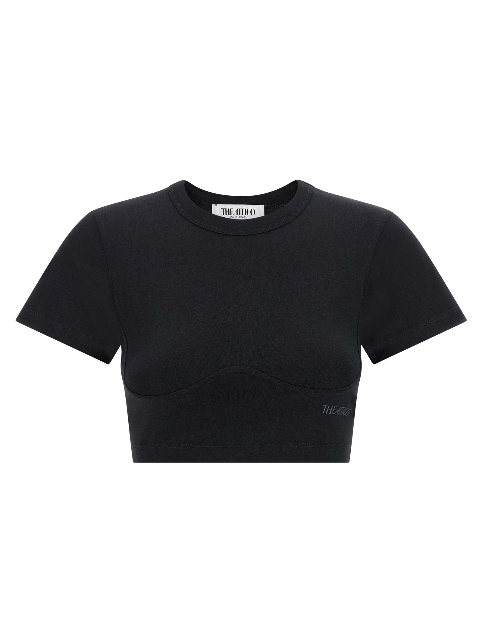 The Attico Bustier Crop T-Shirt