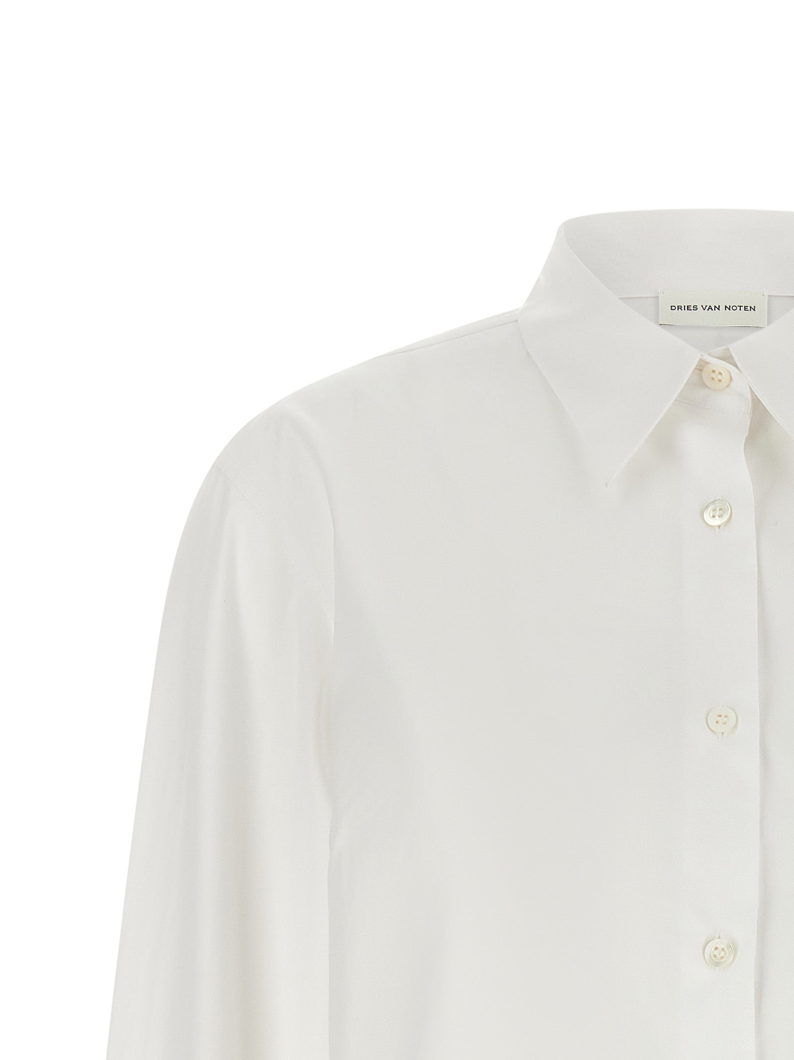 Dries Van Noten  Shirt With Embroidered Cuffs