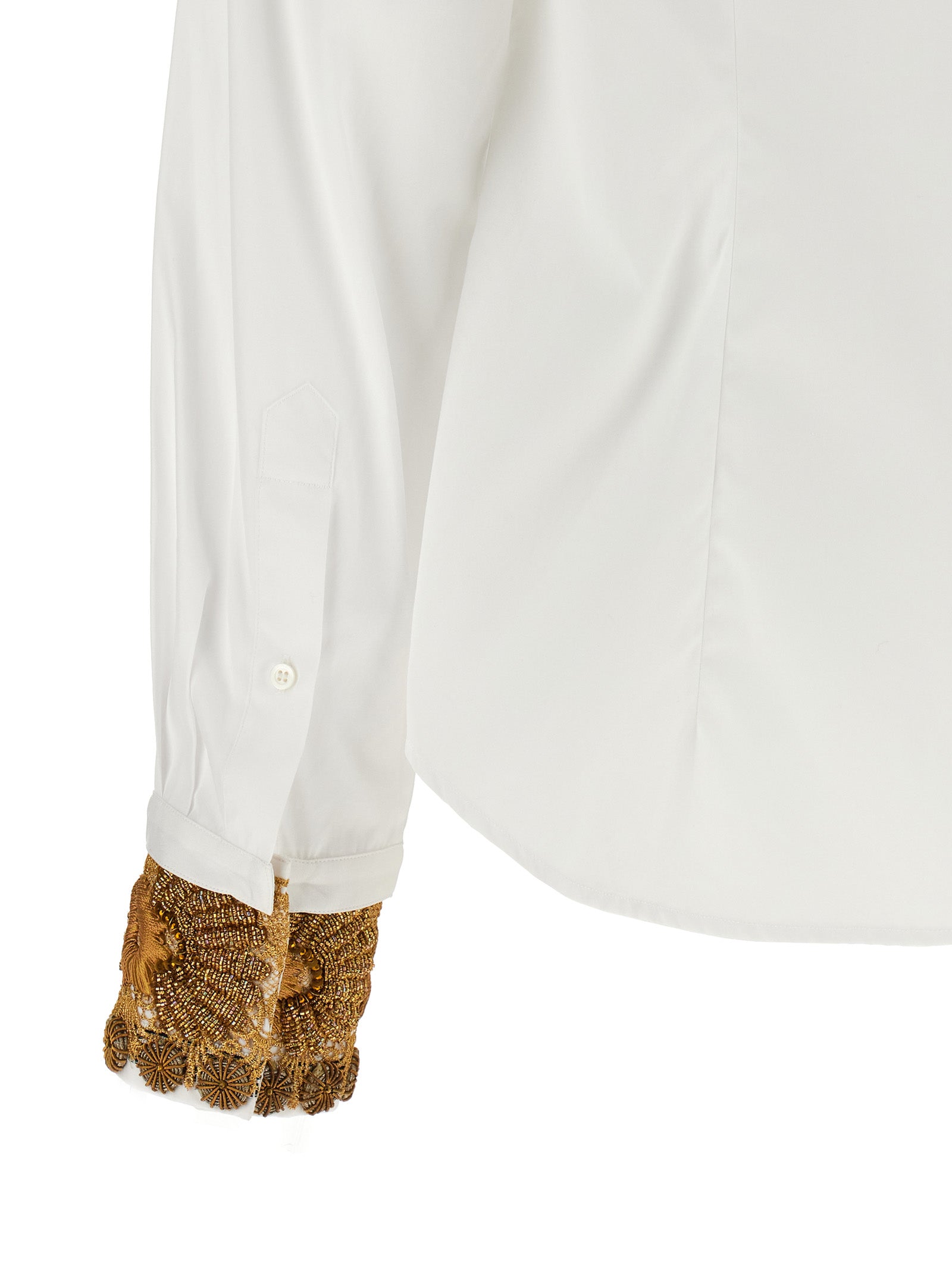 Dries Van Noten  Shirt With Embroidered Cuffs