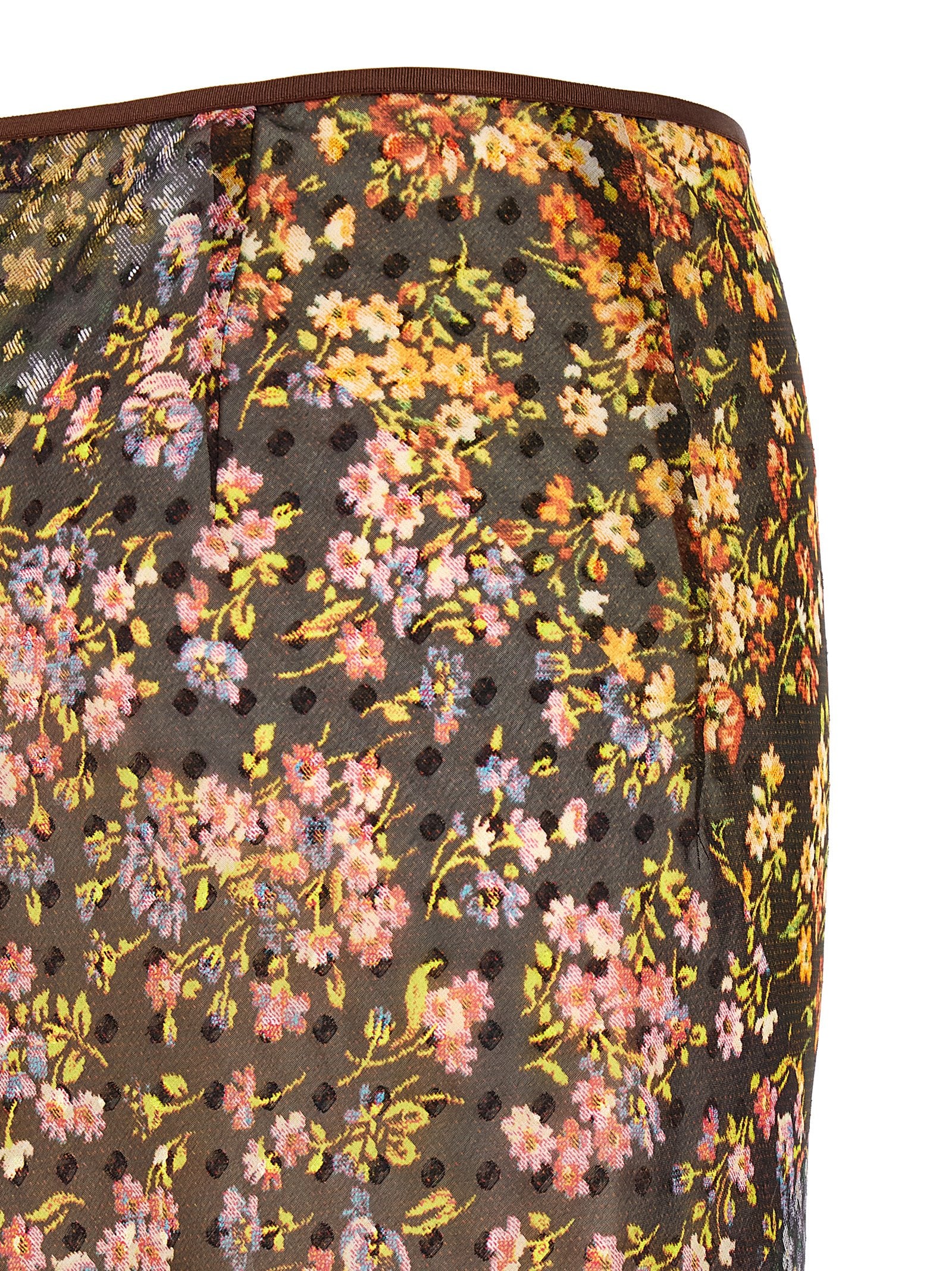 Dries Van Noten  Floral 'Sati' Skirt