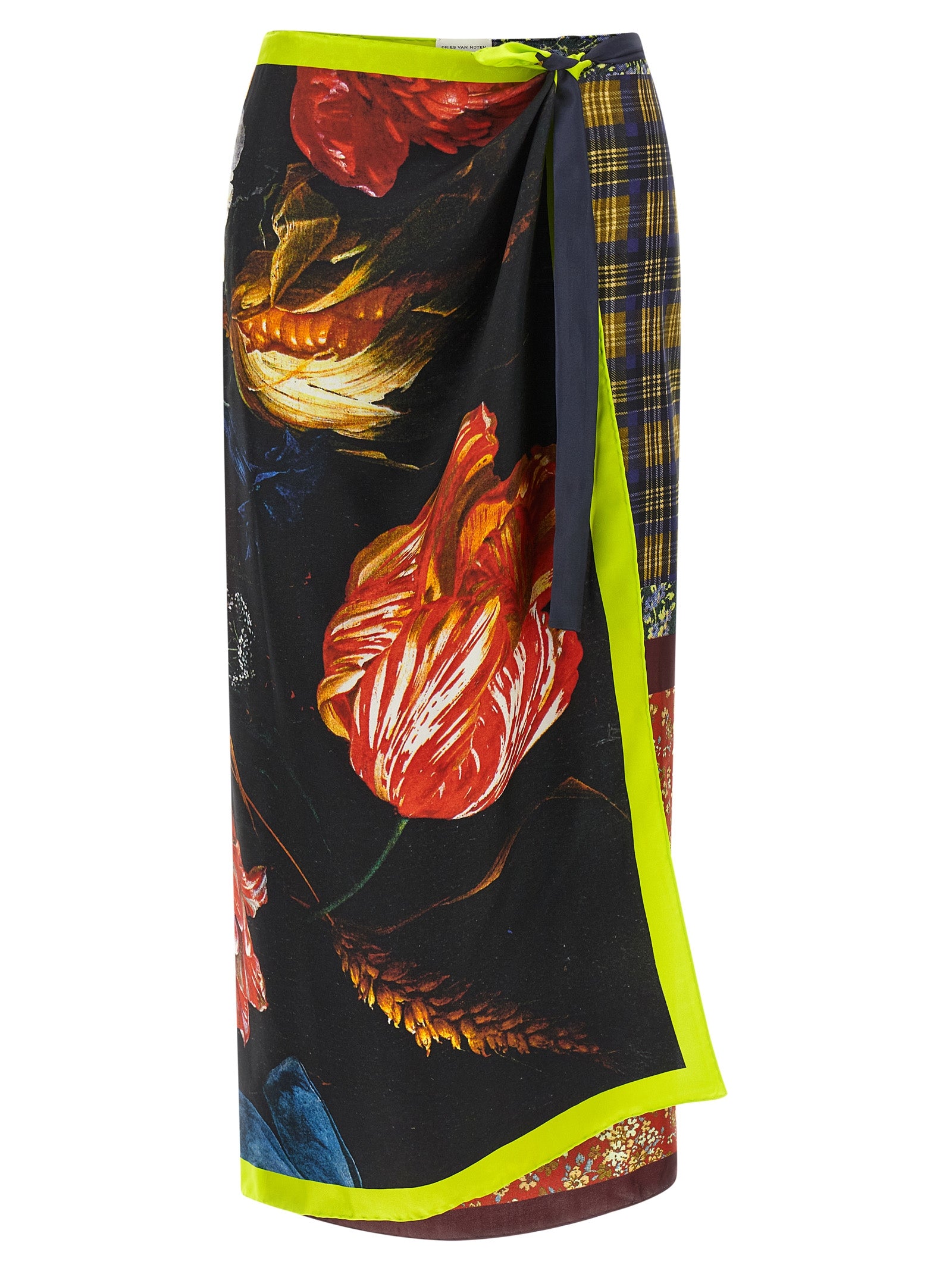 Dries Van Noten  Wrap Sarong Skirt