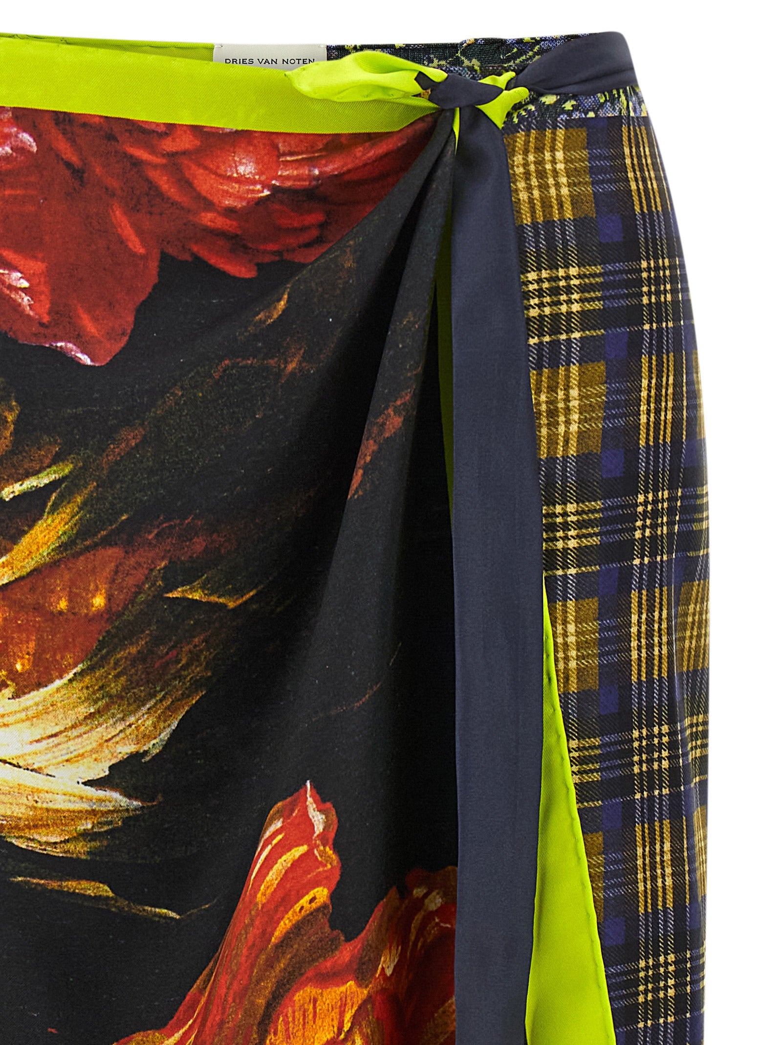 Dries Van Noten  Wrap Sarong Skirt