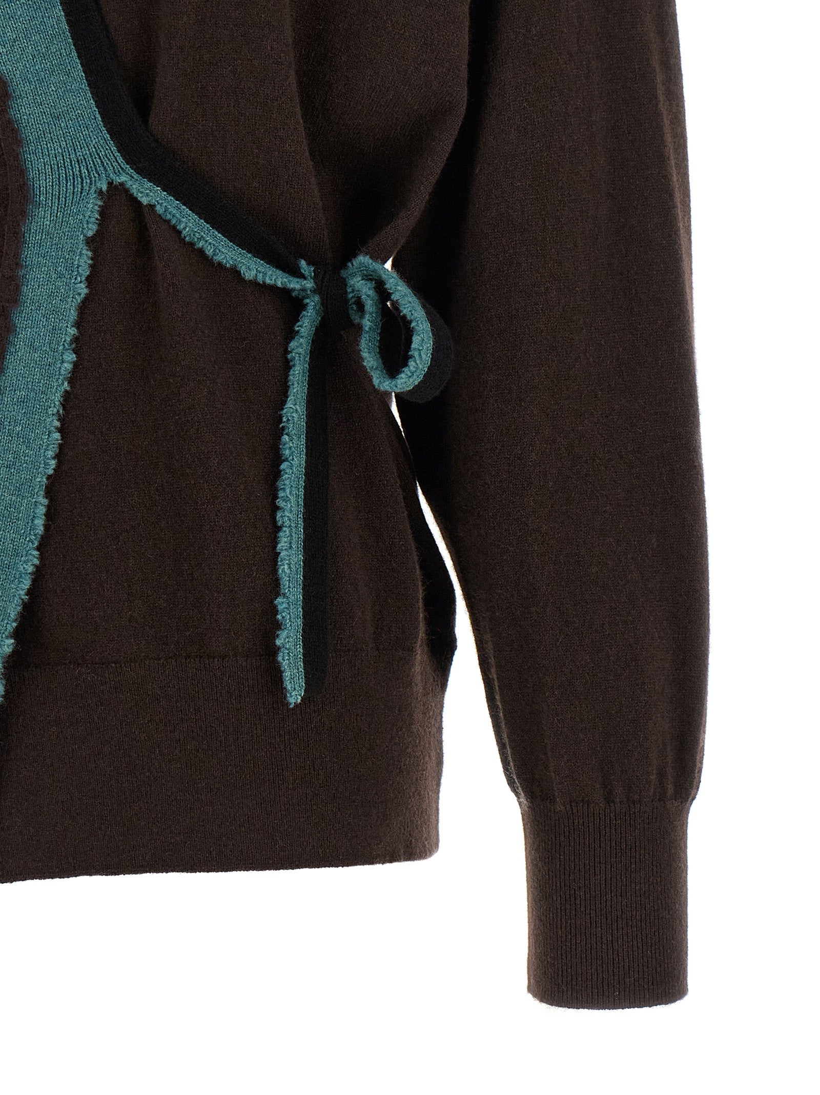 Dries Van Noten  'Toma' Sweater With Crossed Closure