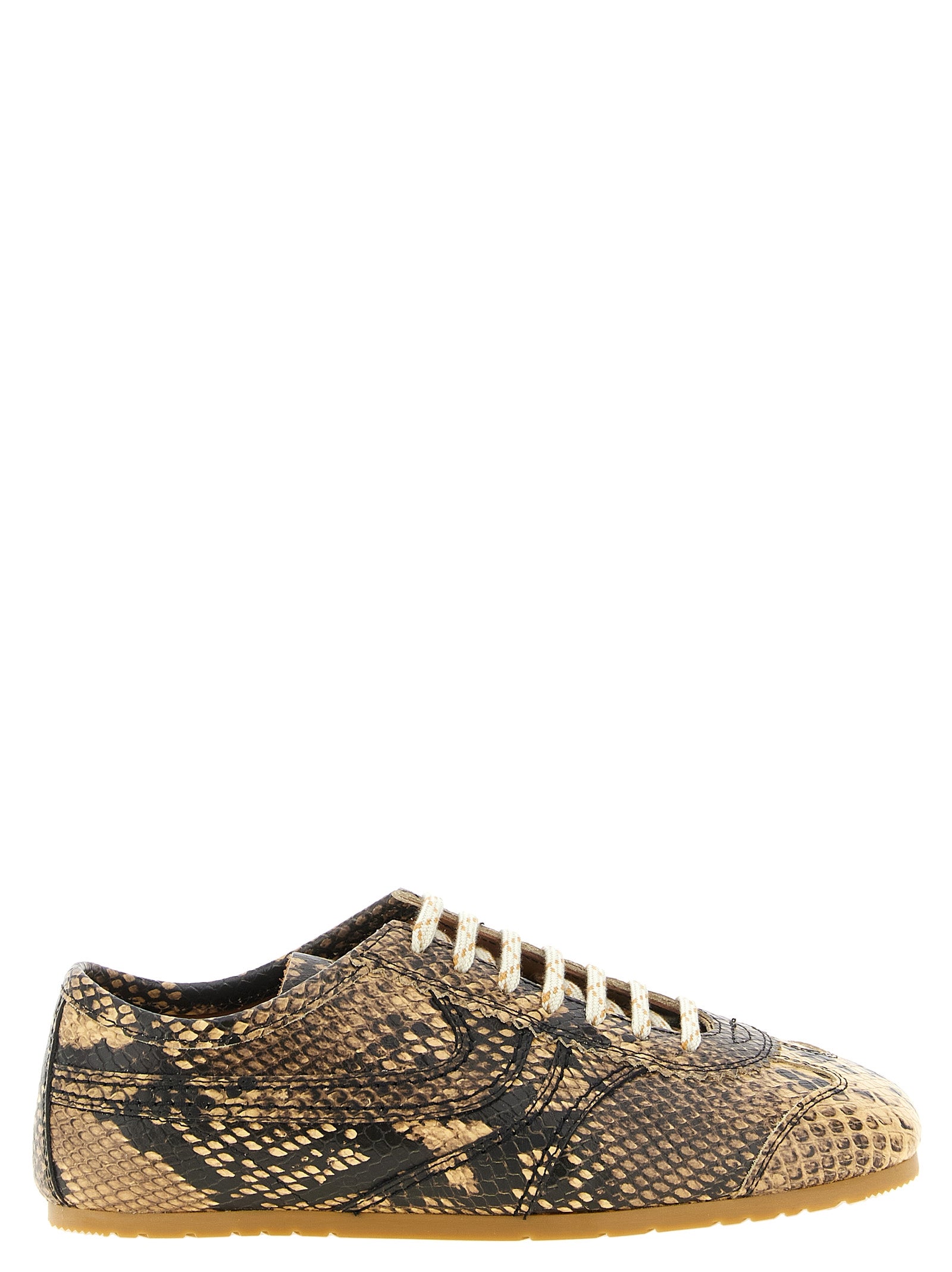 Dries Van Noten  Snake Print Sneakers