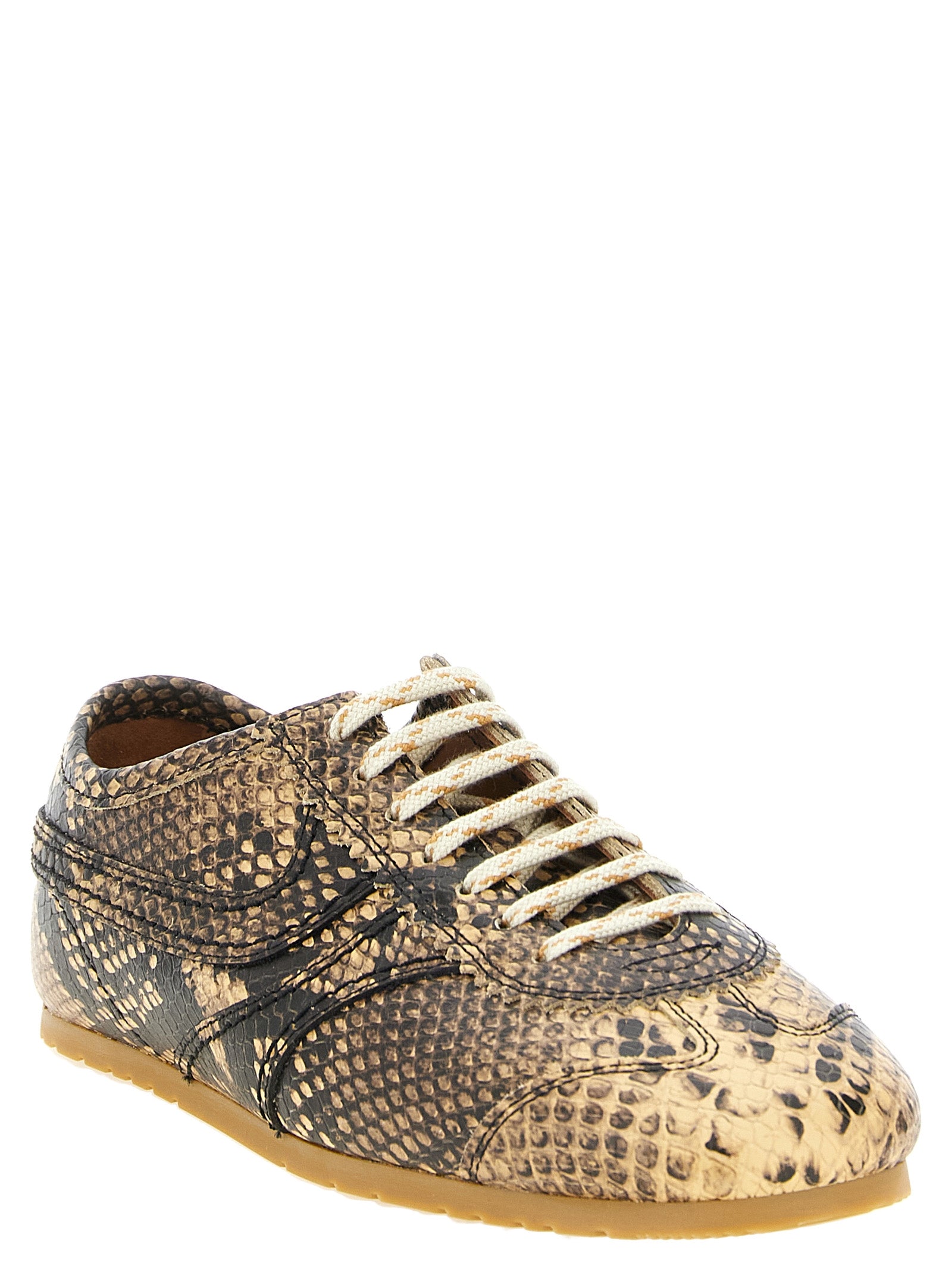 Dries Van Noten  Snake Print Sneakers