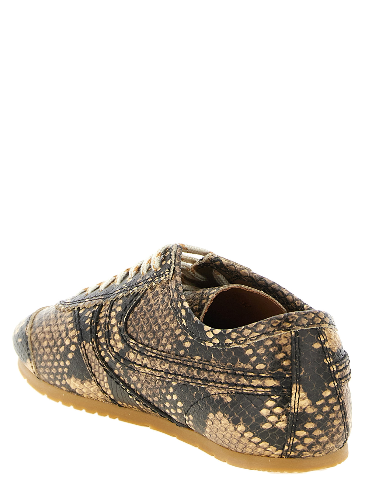 Dries Van Noten  Snake Print Sneakers