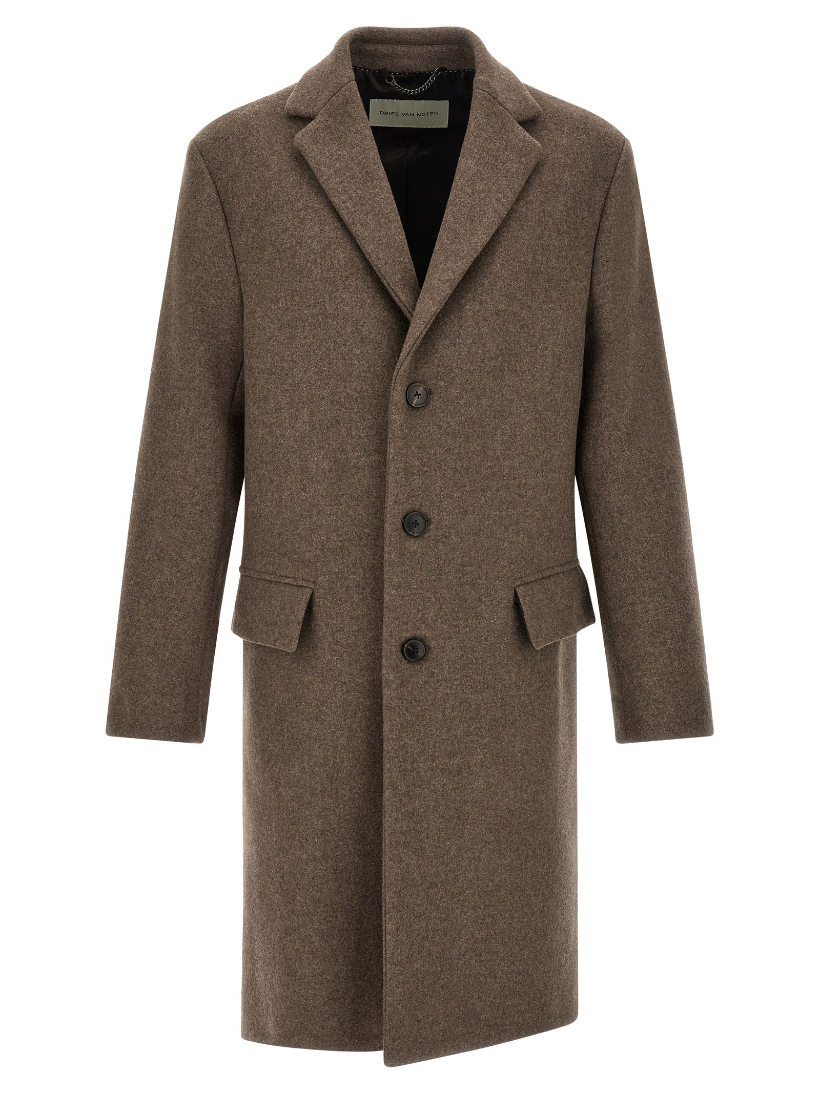 Dries Van Noten  'Rustic' Wool Coat