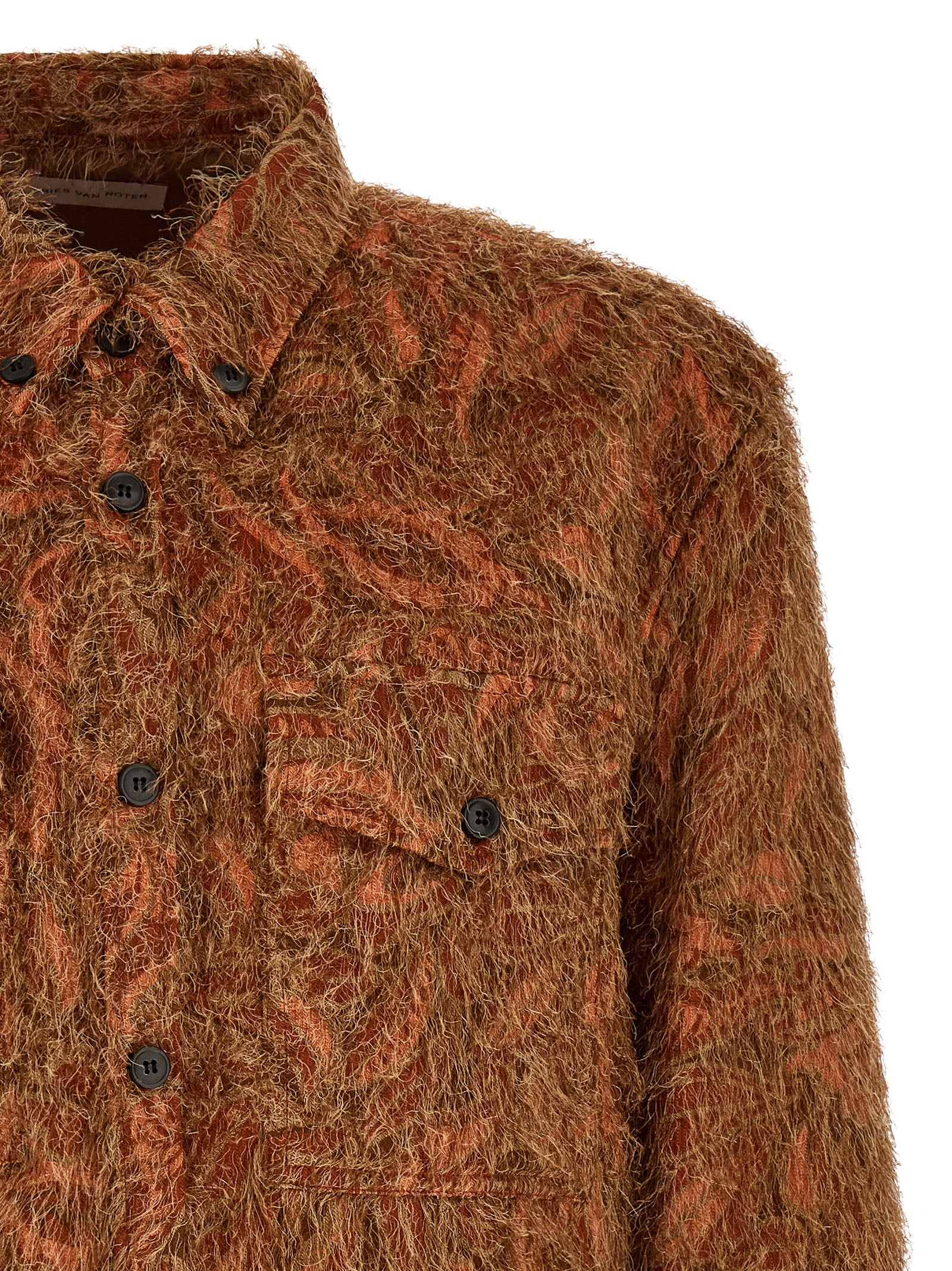 Dries Van Noten  Shaggy Fringed Shirt
