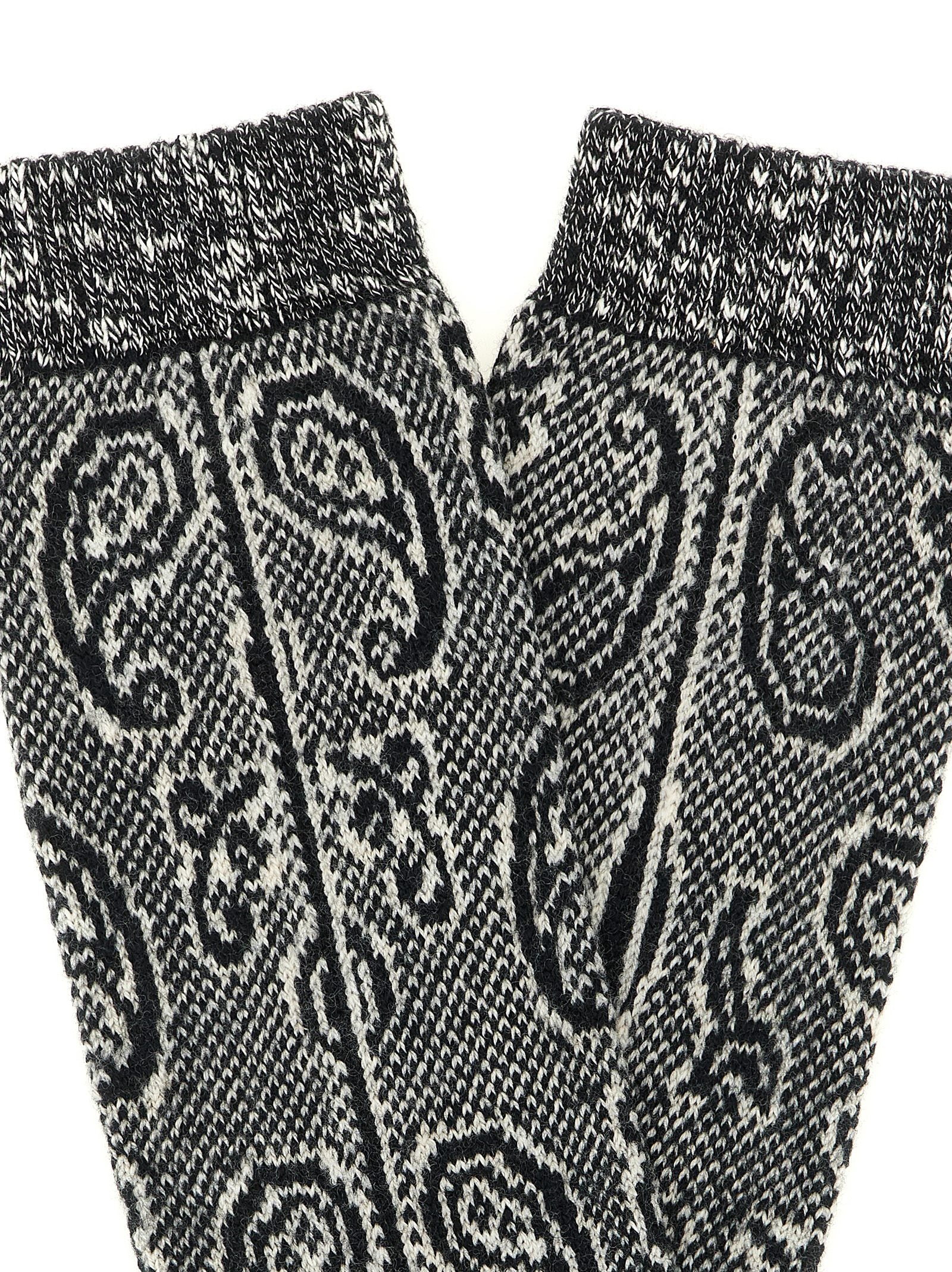 Dries Van Noten  Paisley Jacquard Socks