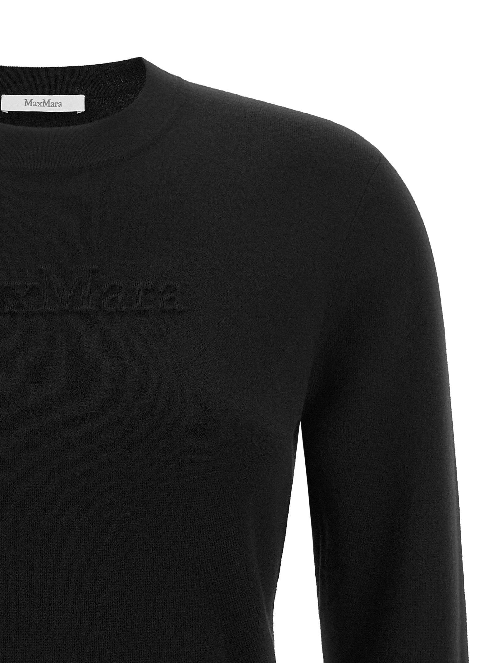 Max Mara 'Manto' Sweater With Embossed Logo