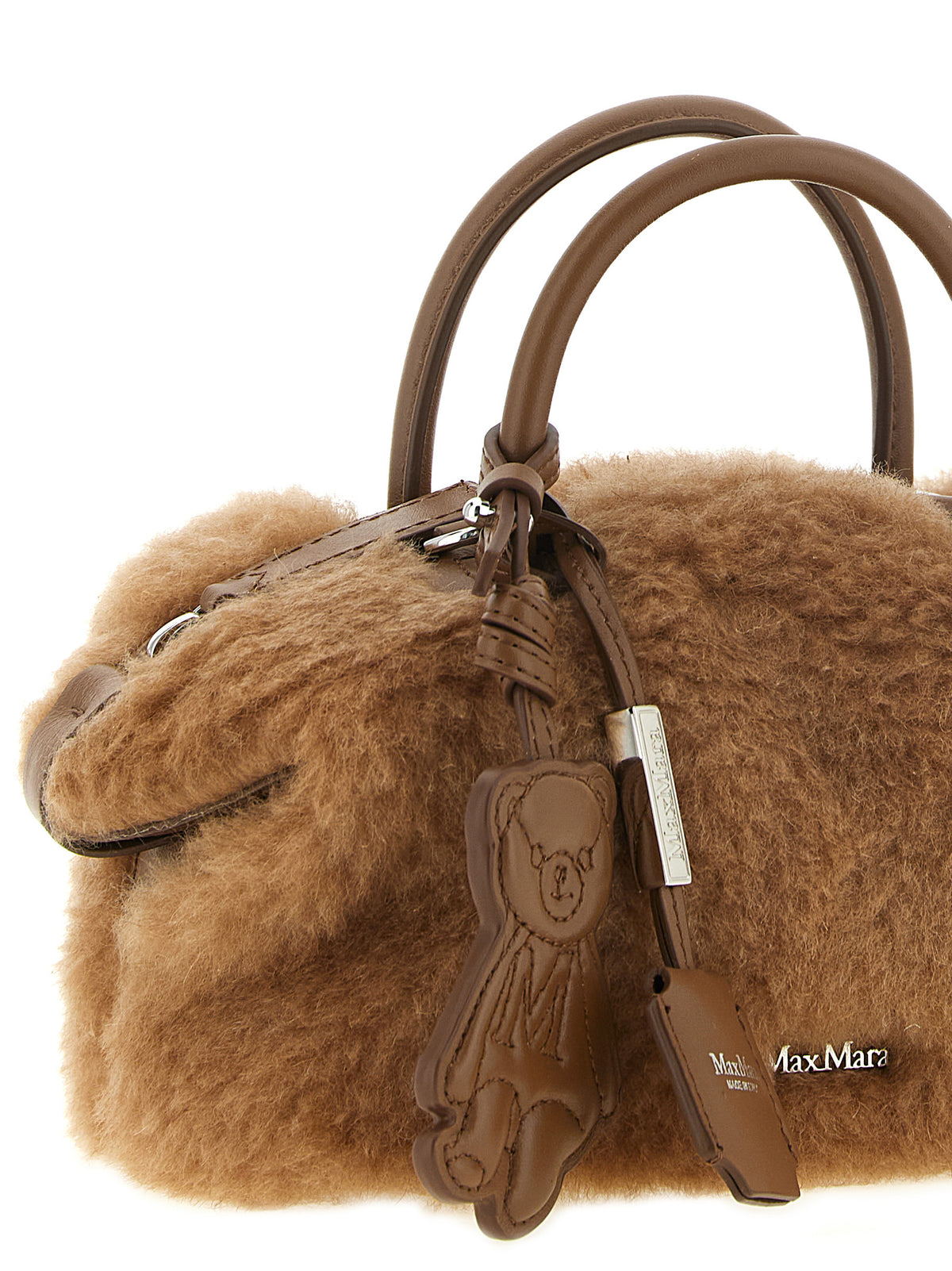 Max Mara Small Beige 'Teddy Holdals' Top Case