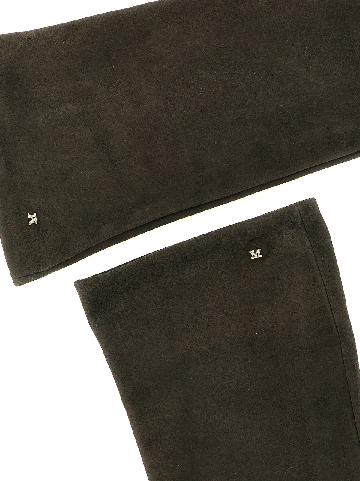 Max Mara 'Estremo' Suede Long Gloves