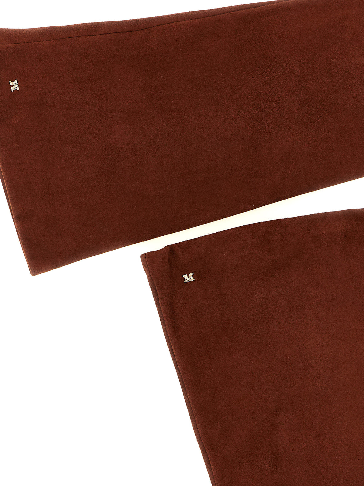 Max Mara 'Estremo' Brown Long Gloves