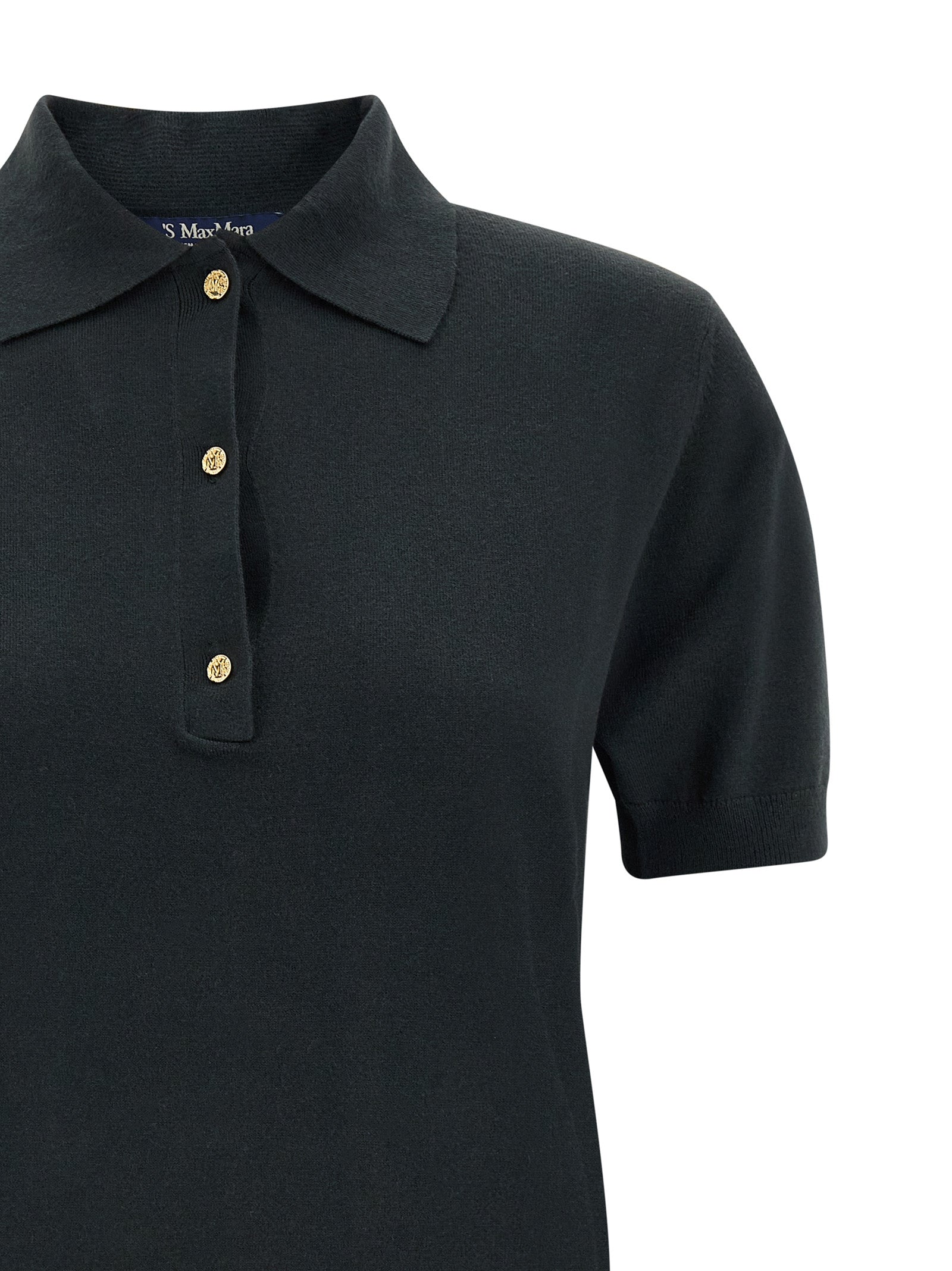 Max Mara 'S 'Pomposa' Knit Polo Shirt