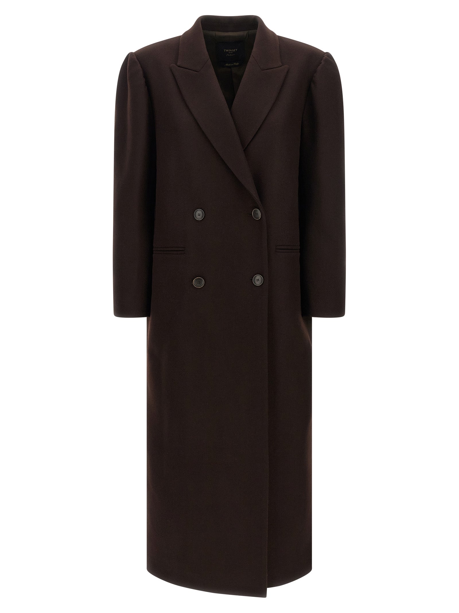 Twin Set Double-Breasted Coat