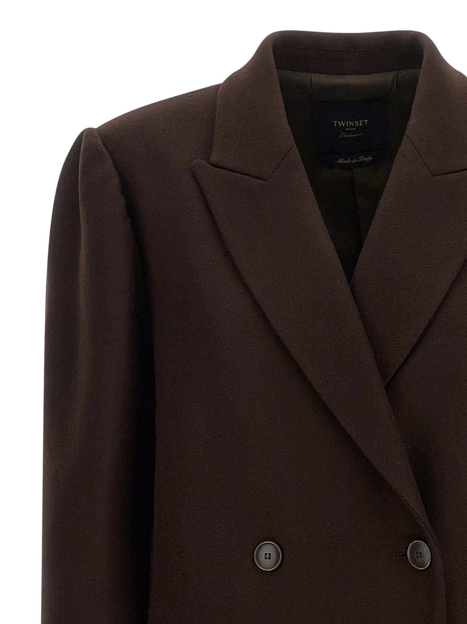 Twin Set Double-Breasted Coat