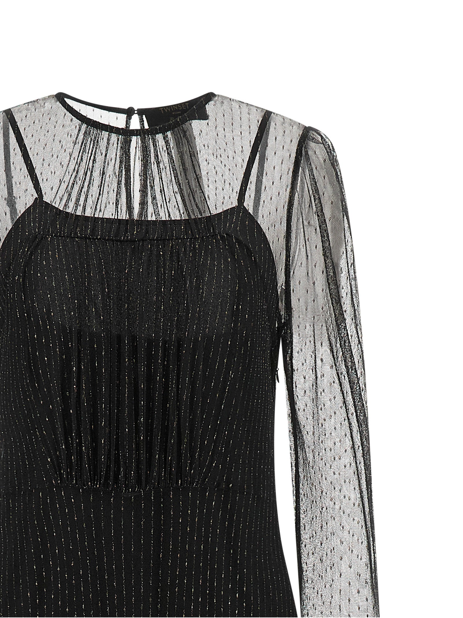 Twin Set Lamé Thread Dress