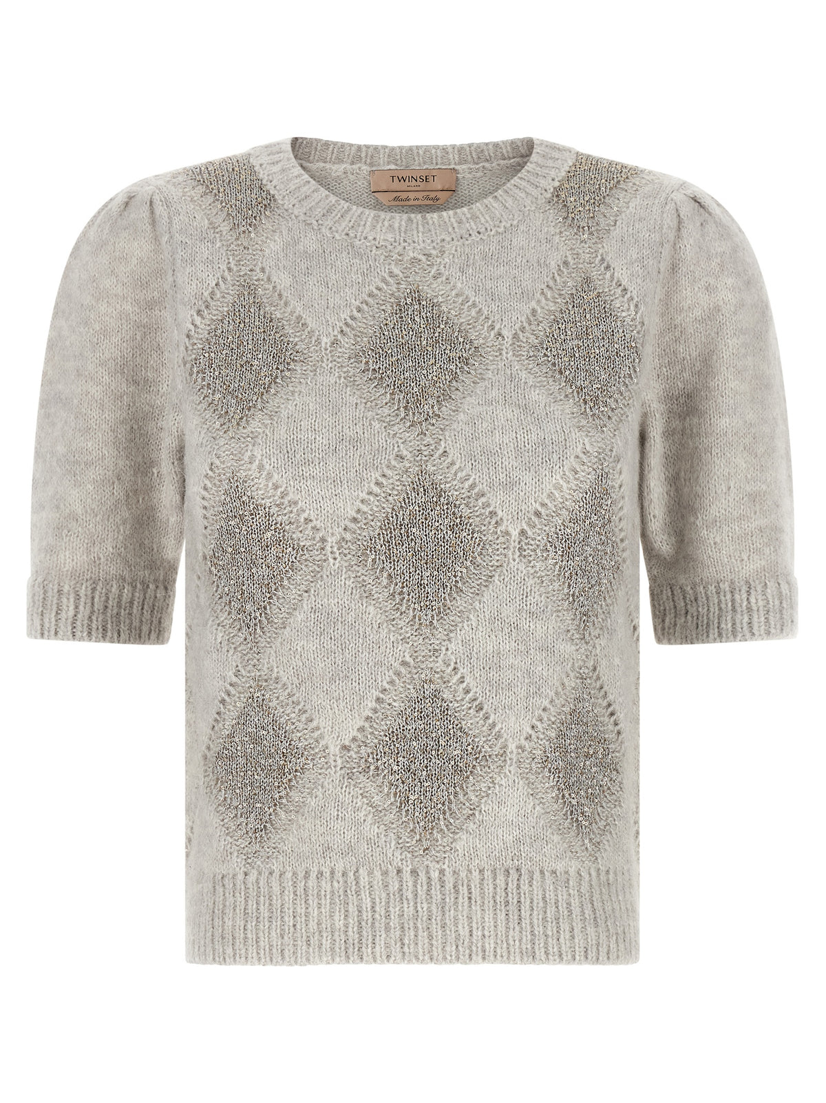 Twin Set Sequin Diamond Sweater