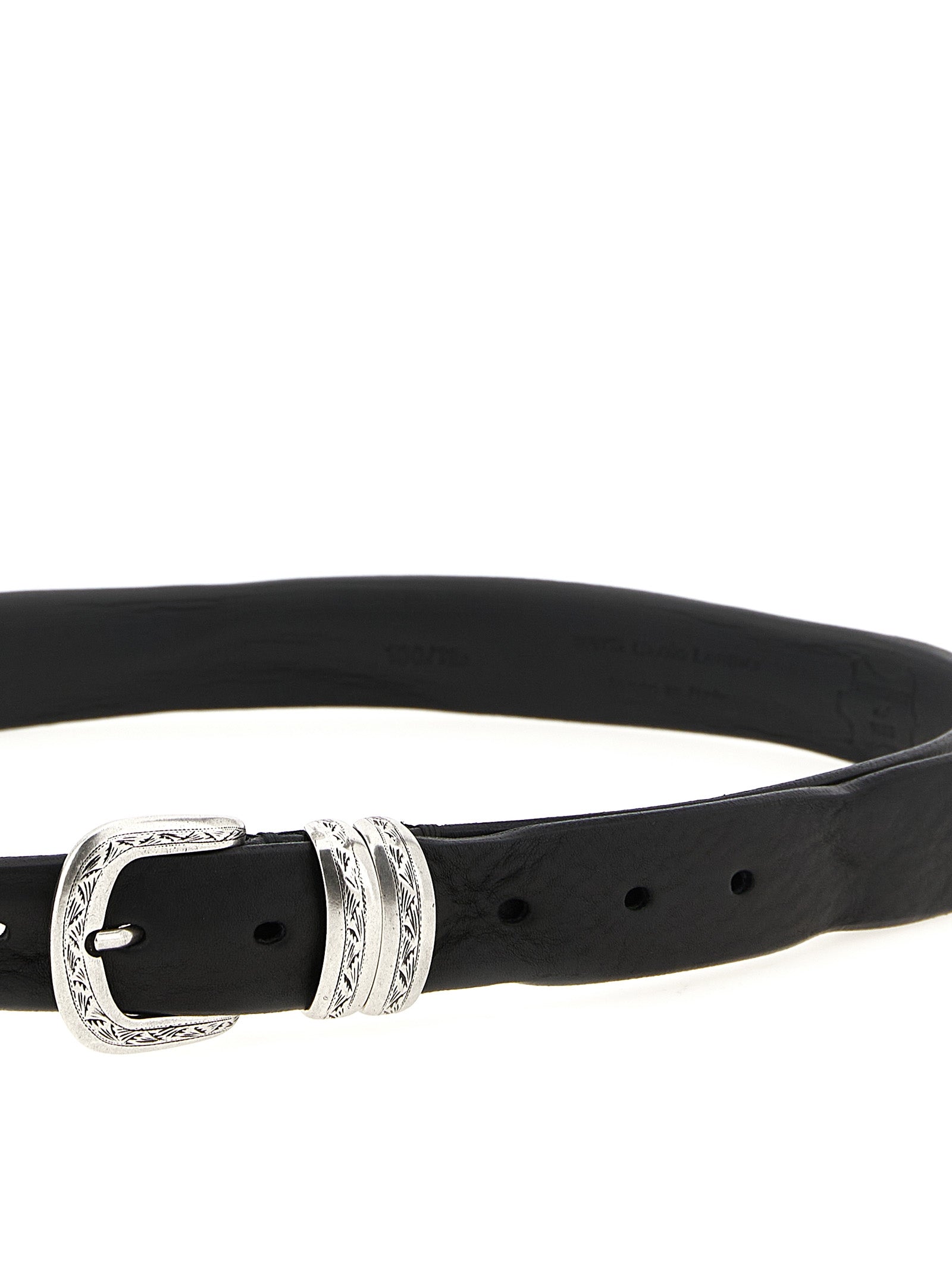 Zerbini Claudio Aged Leather Belt