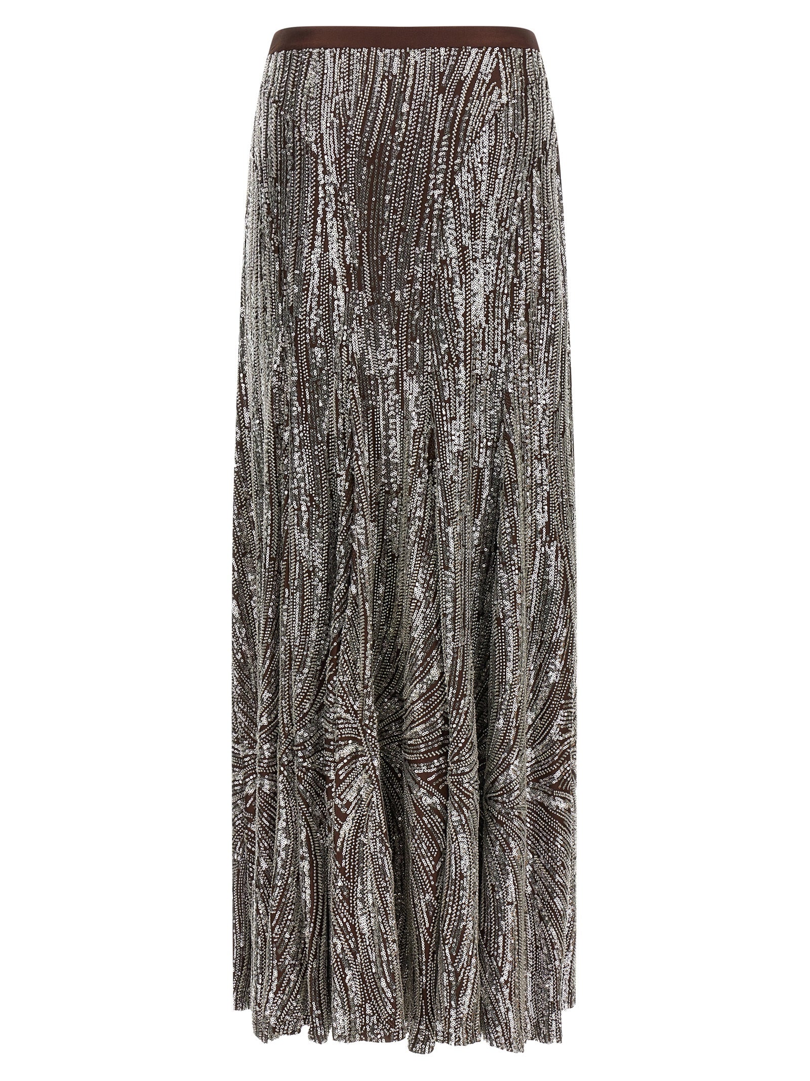 Paco Rabanne Sequin And Pearl Skirt