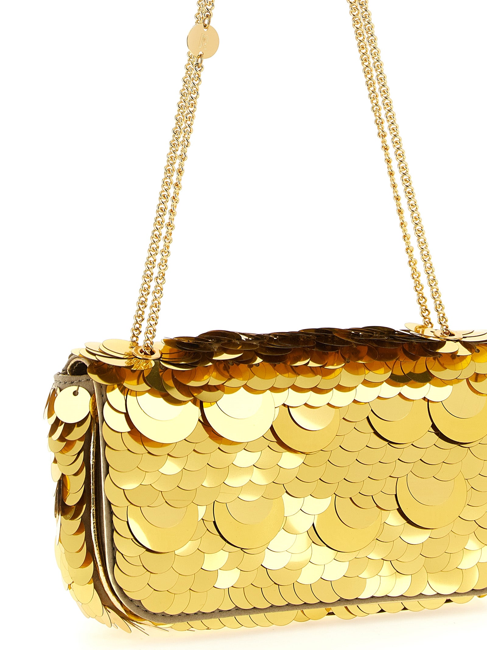 Paco Rabanne 'Sparkle Baguette Mini' Shoulder Bag