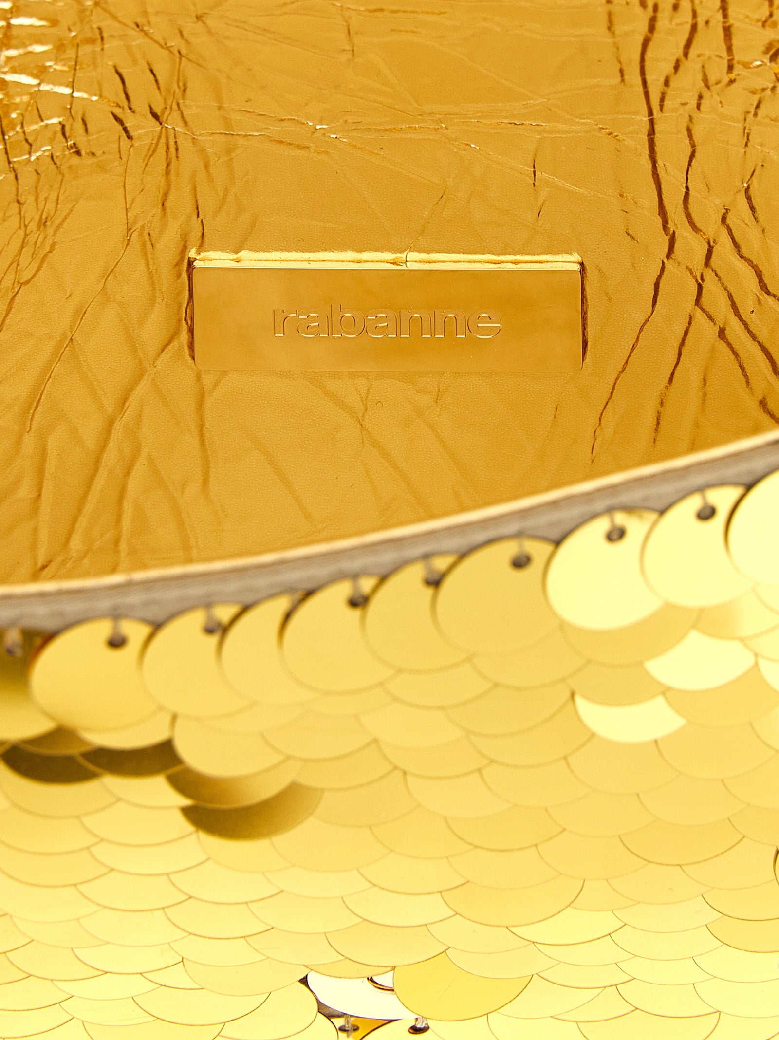Paco Rabanne 'Sparkle Baguette Mini' Shoulder Bag