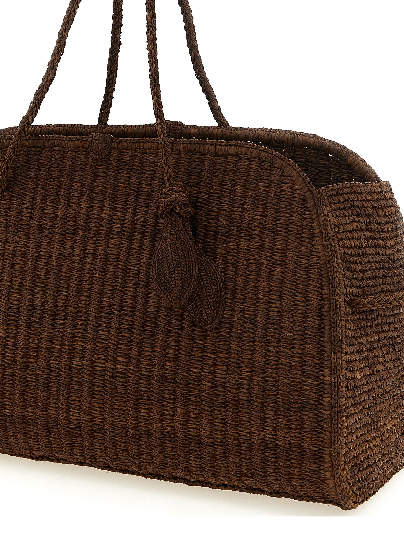 Jacquemus 'Le Grand Turismo Raphia' Shopping Bag