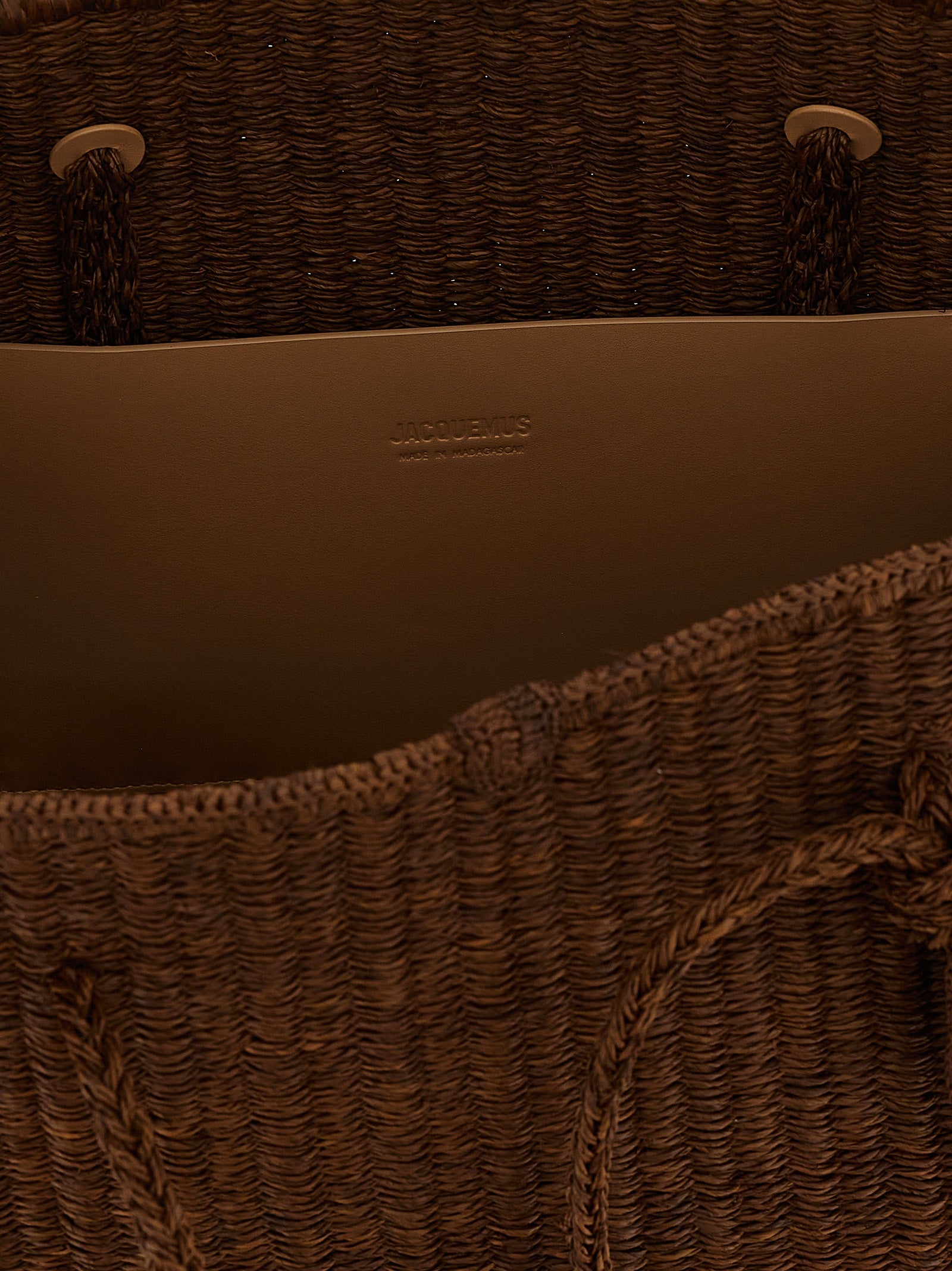 Jacquemus 'Le Grand Turismo Raphia' Shopping Bag
