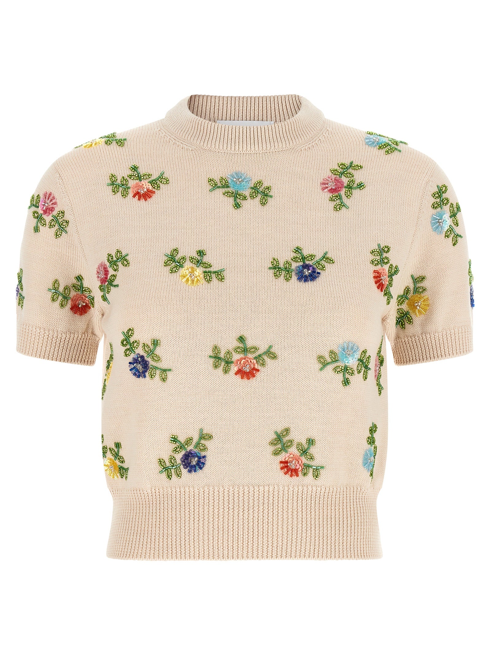Paco Rabanne Sweater With Beads Embroidery
