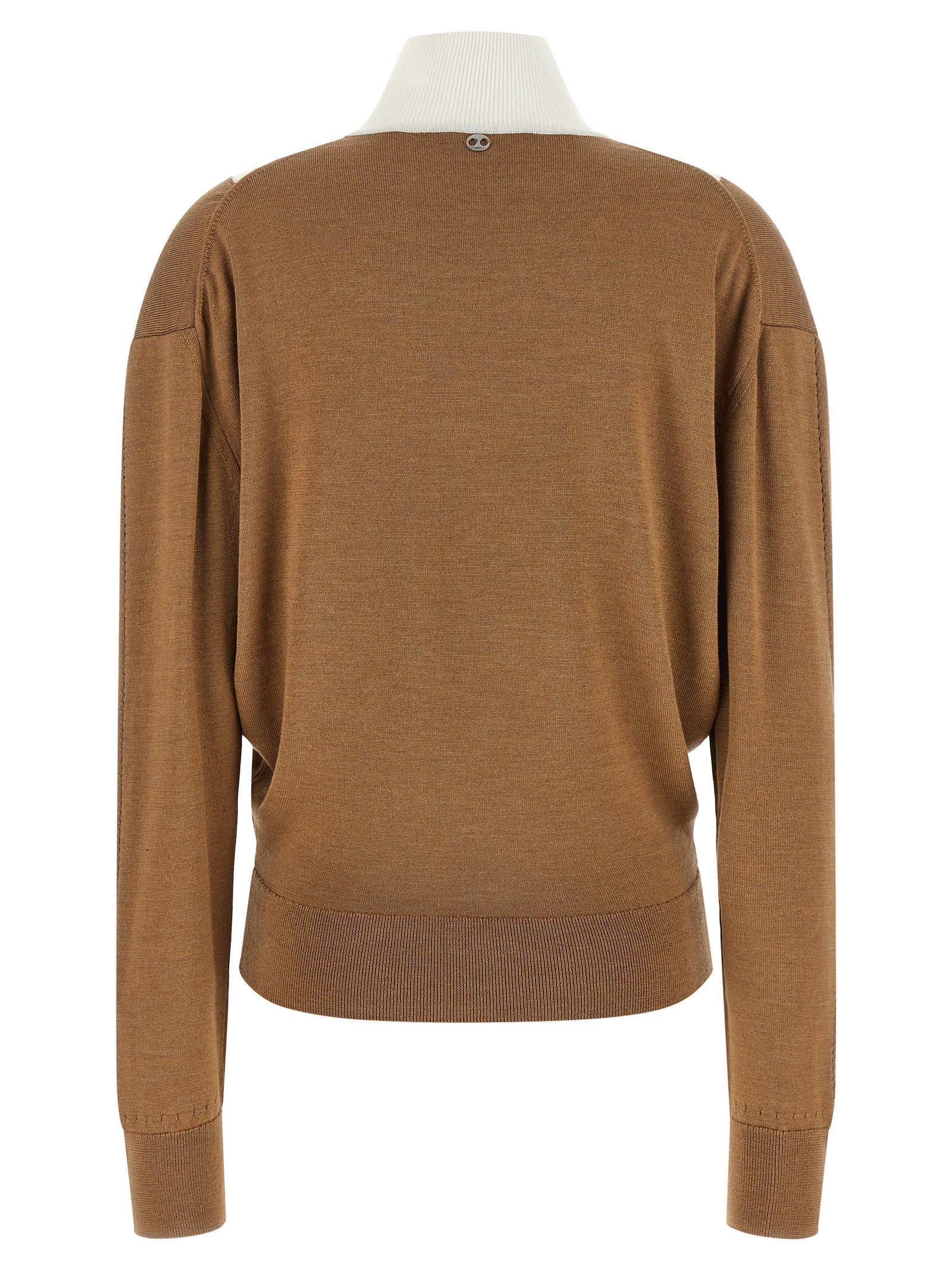 Paco Rabanne Sweater With Perforated Intarsia