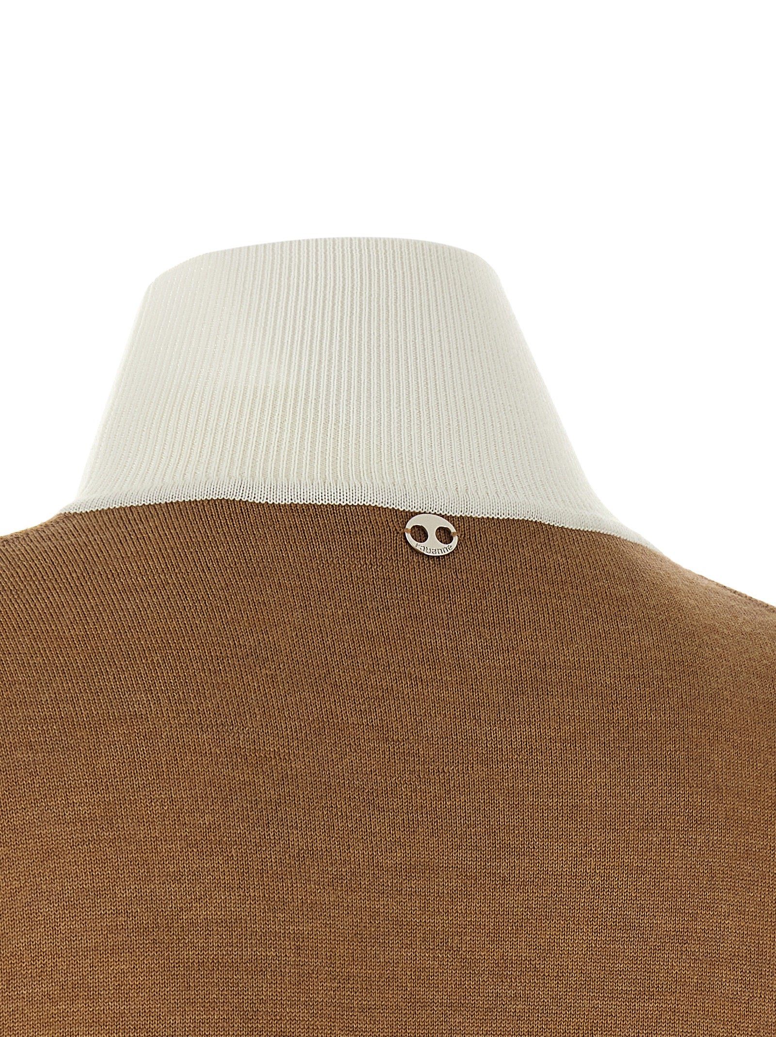 Paco Rabanne Sweater With Perforated Intarsia