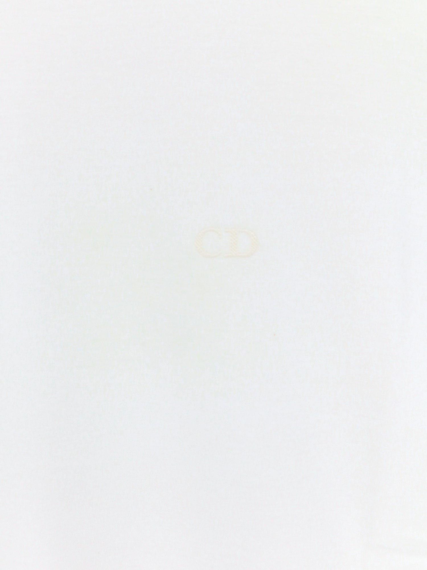 Dior Cotton T-shirt With Tone-on-tone Embroidered Cd Logo