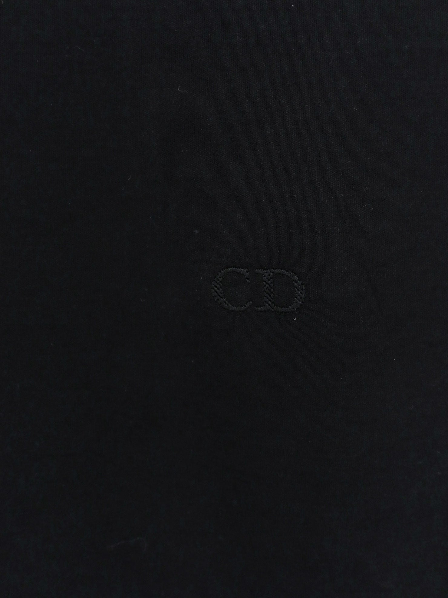 Dior Cotton T-shirt With Tone-on-tone Embroidered Cd Logo