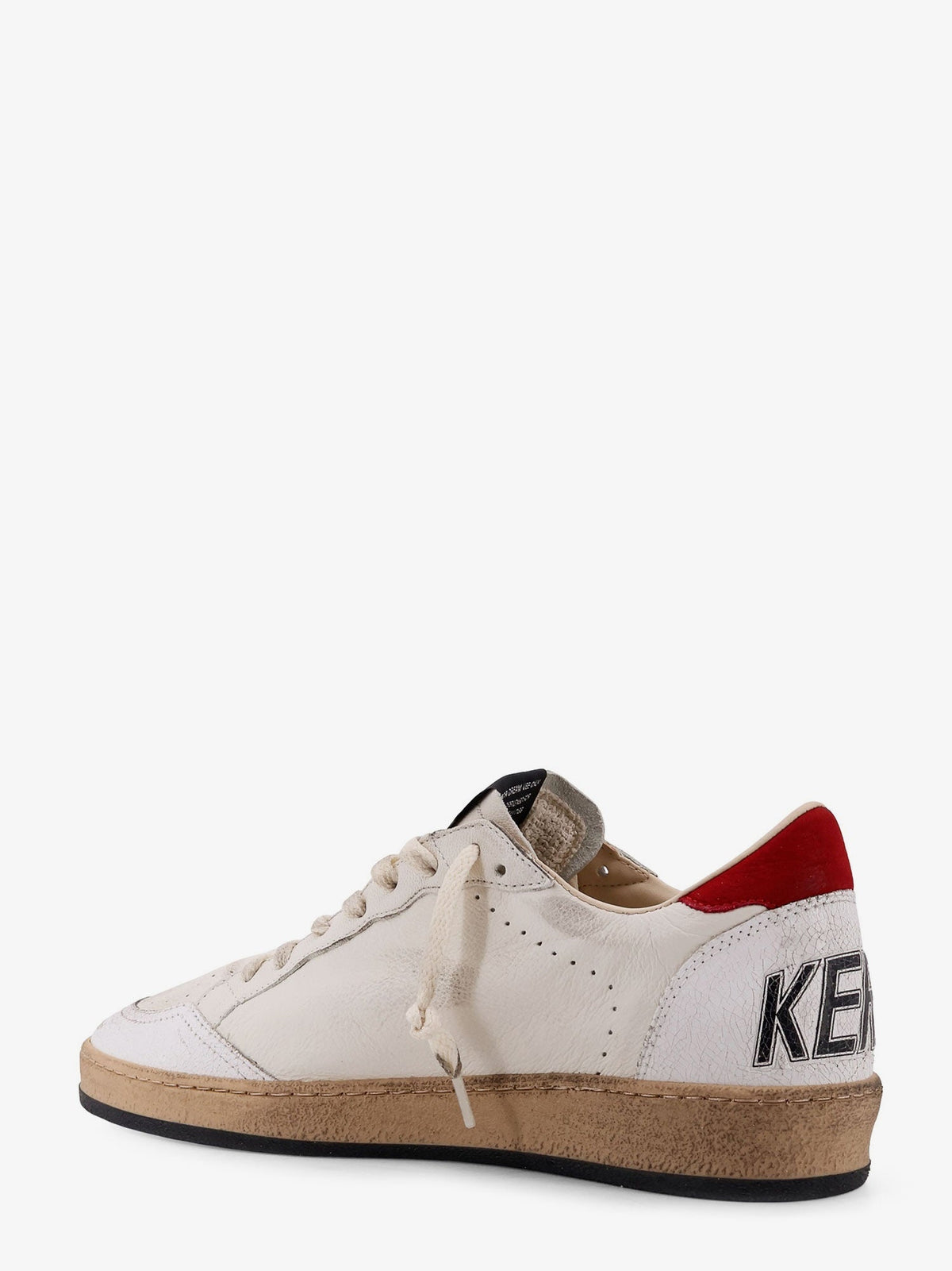 Golden Goose Ball Star Distressed Leather Sneakers