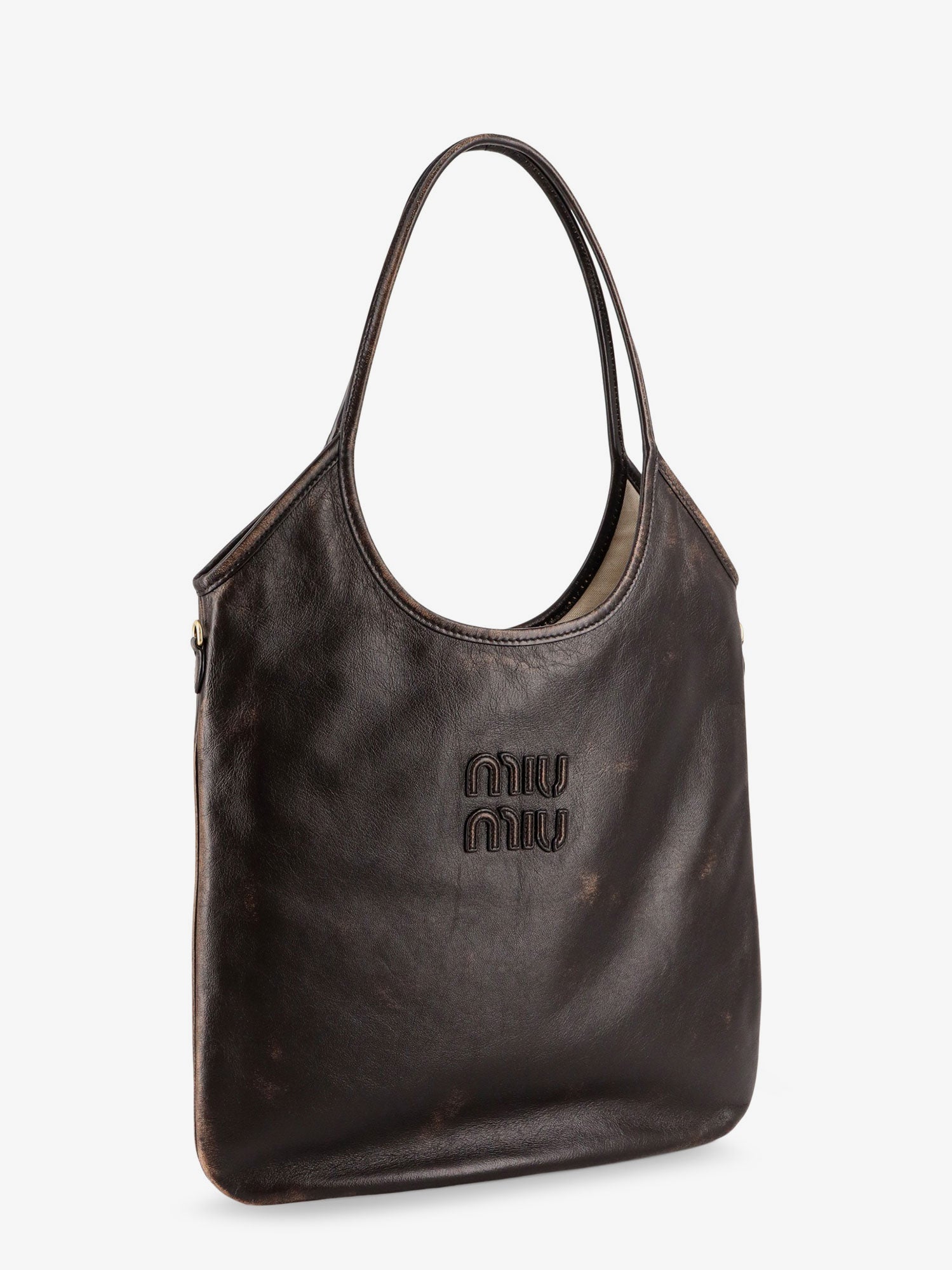 Miu Miu Ivy Leather Shoulder Bag